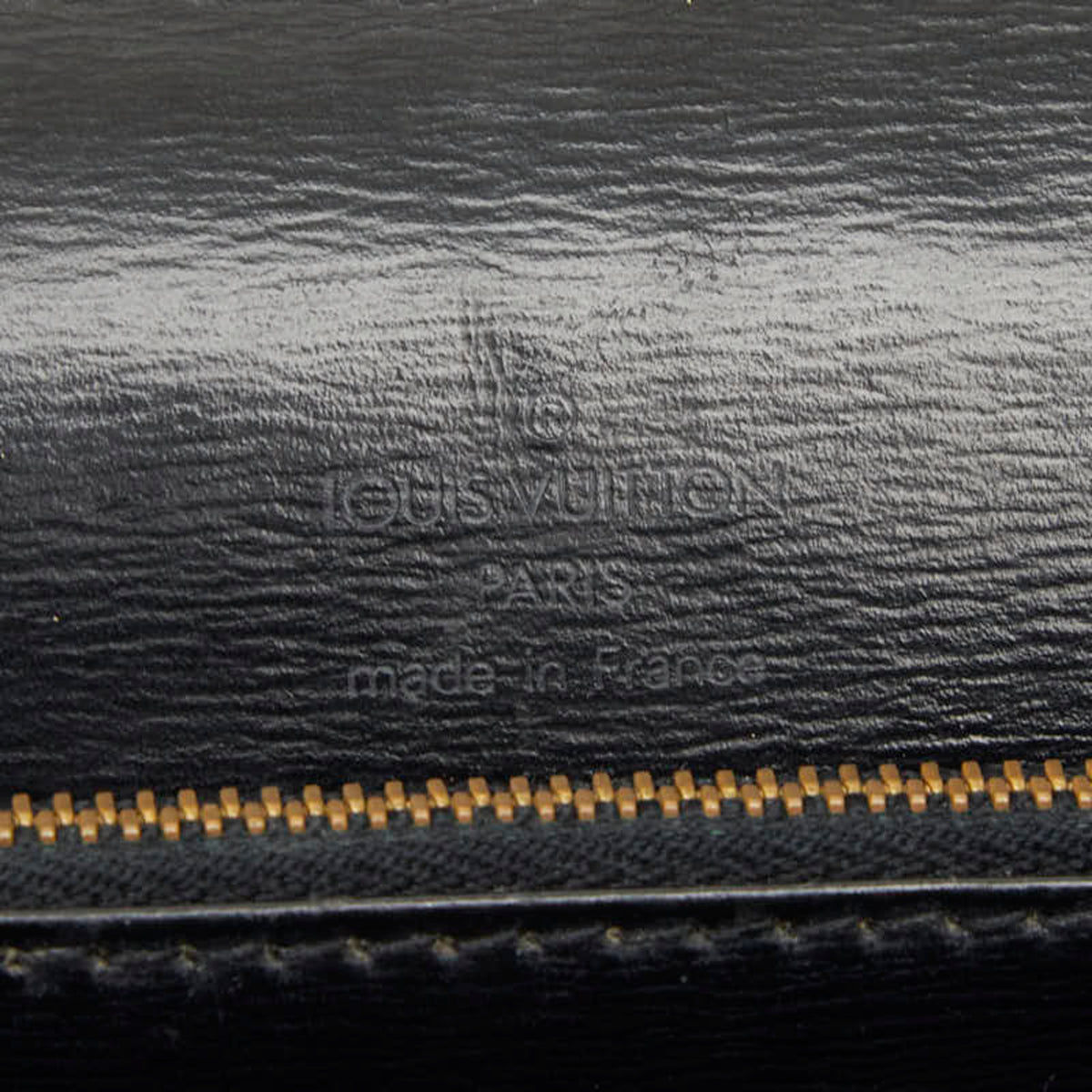 Louis Vuitton Black Noir Cuir Ombre Leather Shoulder Bag (Pre-Owned)