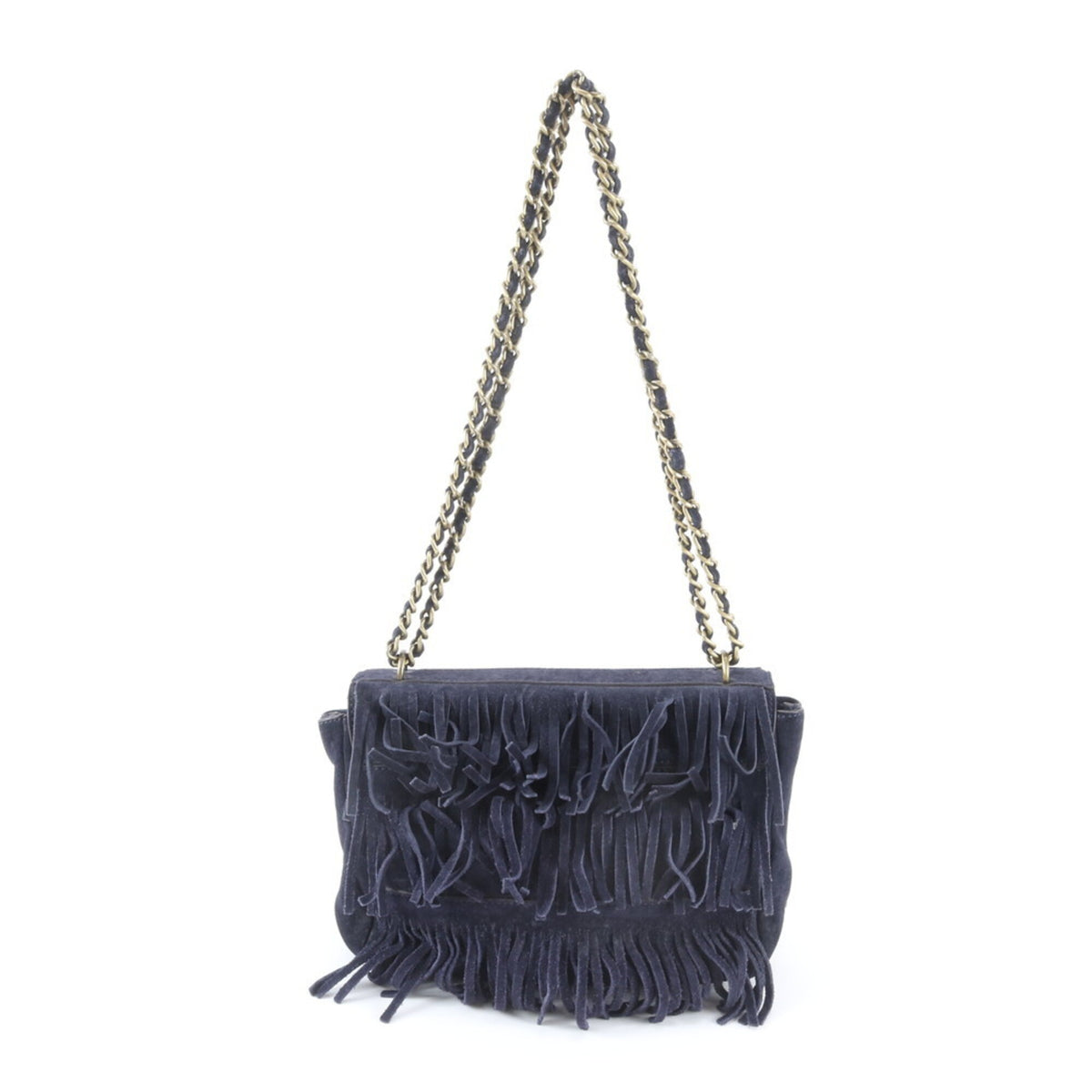 Tory Burch Navy Handbag Shoulder Bag (Pre-Owned)