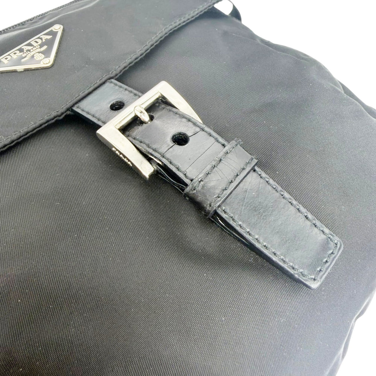 Prada Black Nylon Shoulder Bag (Pre-Owned)