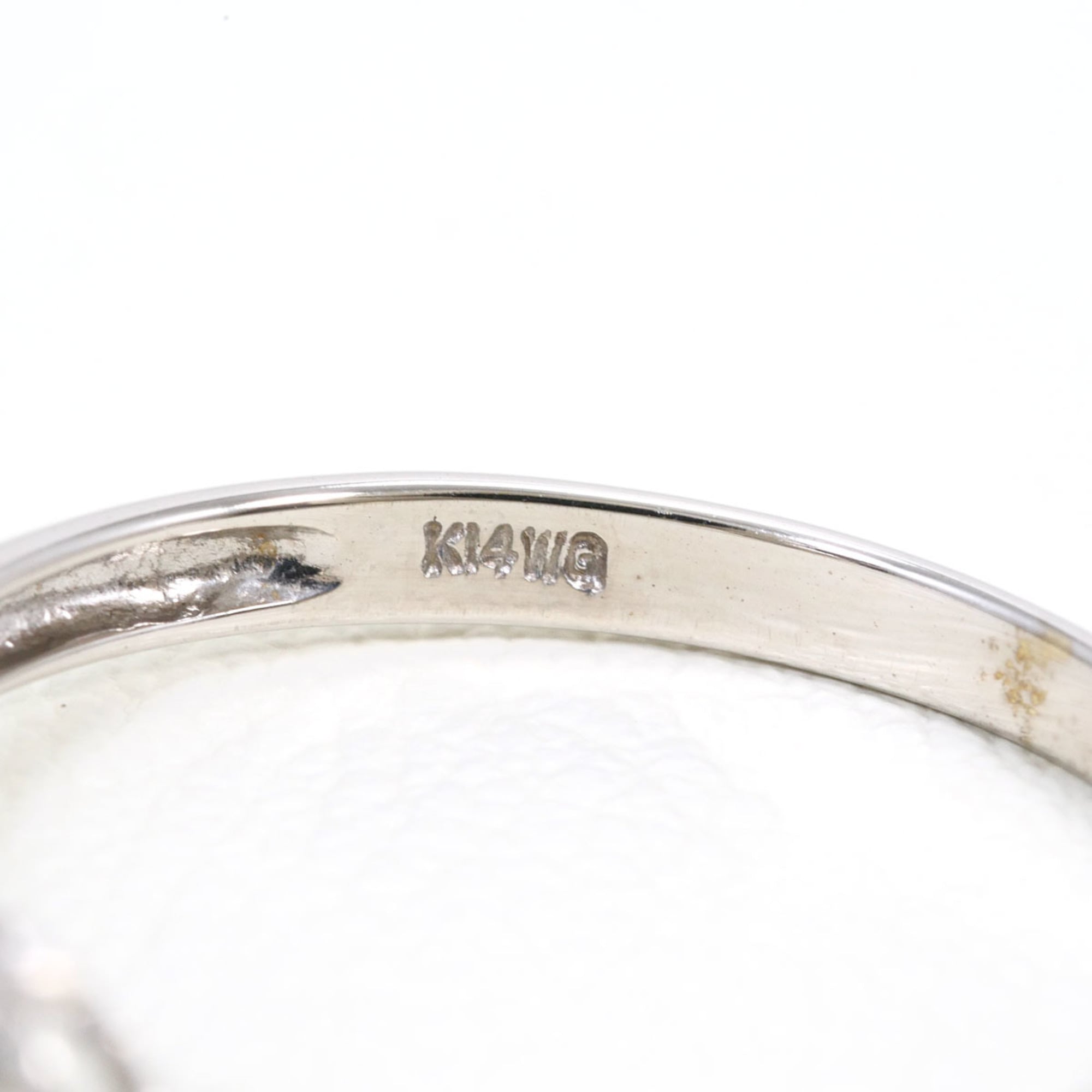 Unbranded White Gold White Gold (14K) Band Ring (Pre-Owned)
