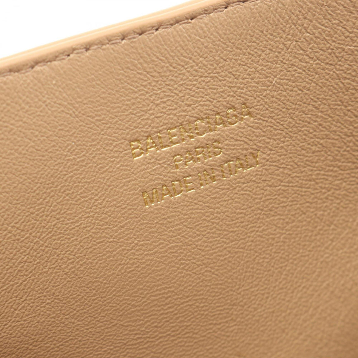 Balenciaga Beige Leather Handbag Tote Bag (Pre-Owned)