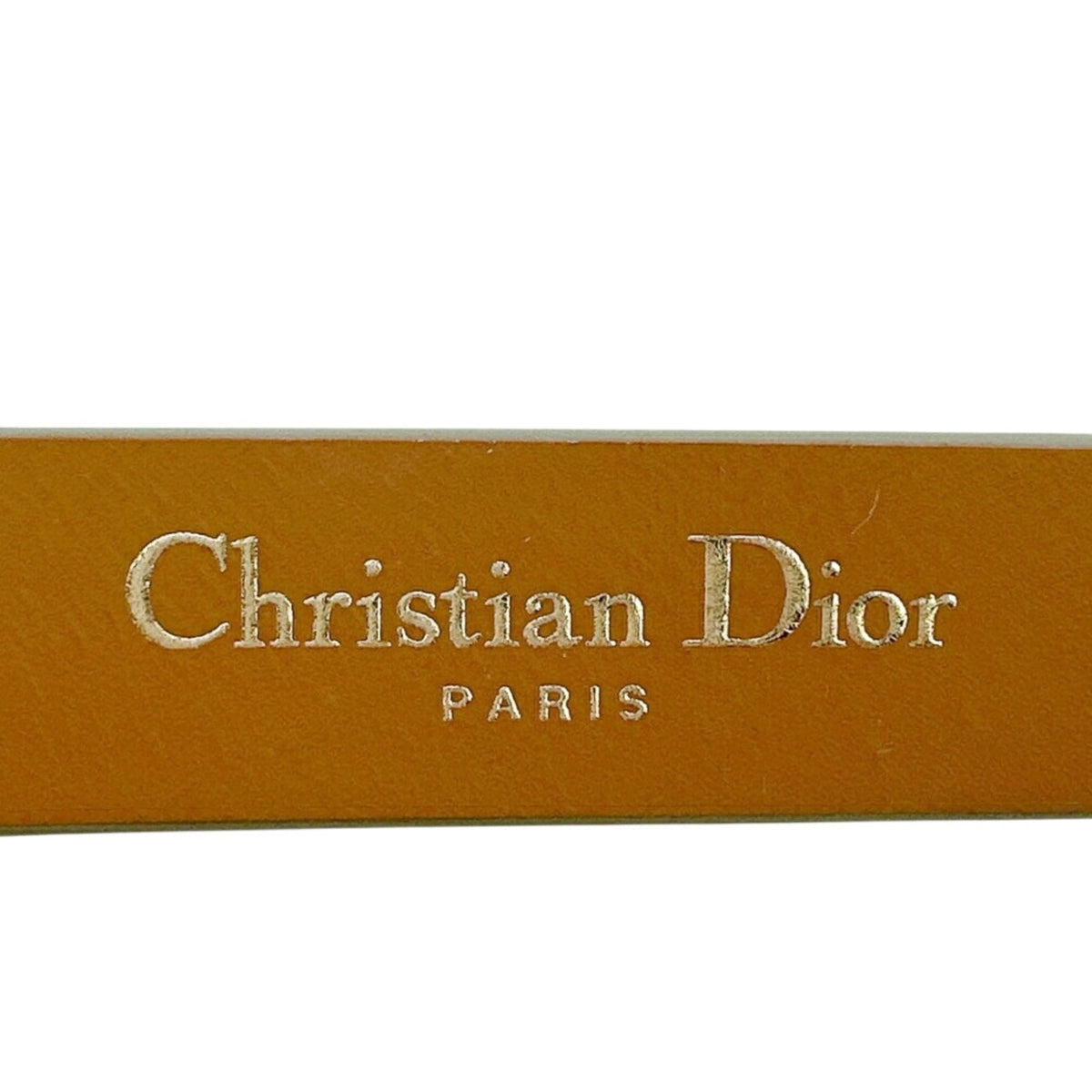 Christian Dior Green Leather Charm Bracelet (Pre-Owned)