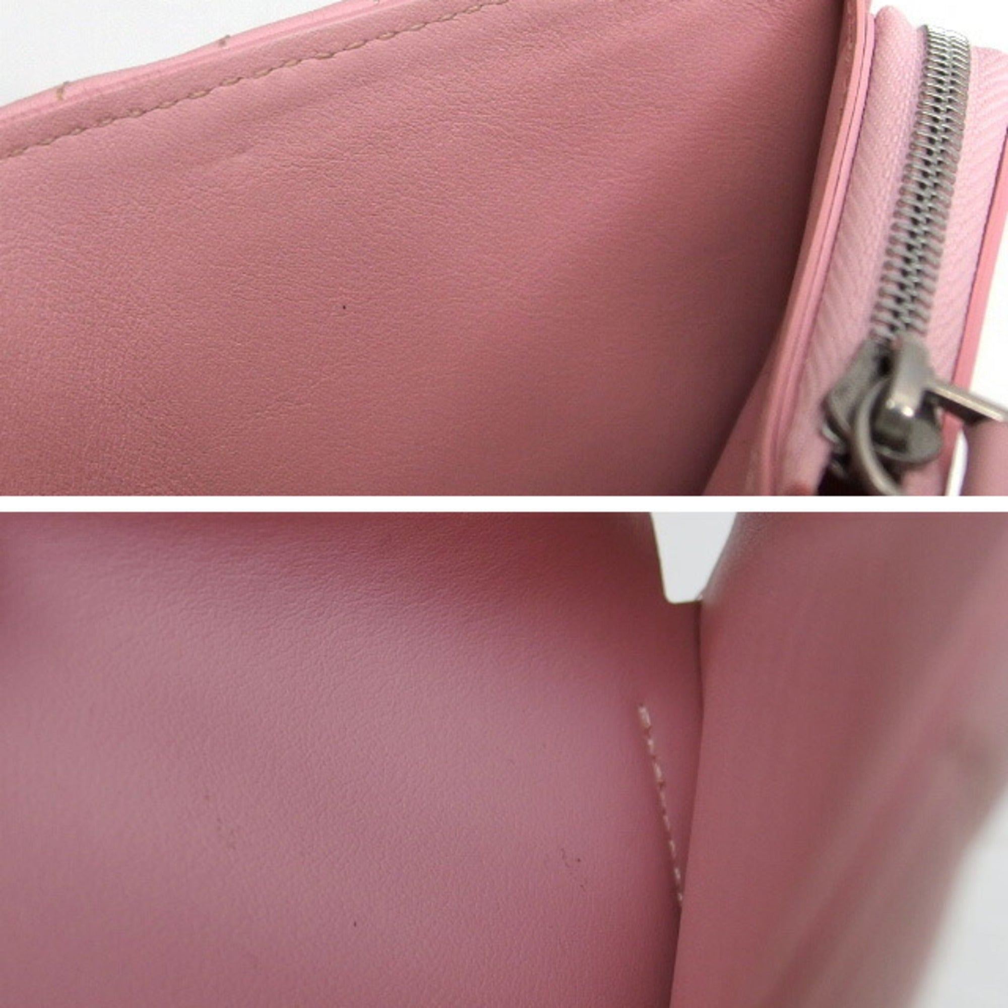 Louis Vuitton Pink Leather Wallet (Bi-Fold) (Pre-Owned)