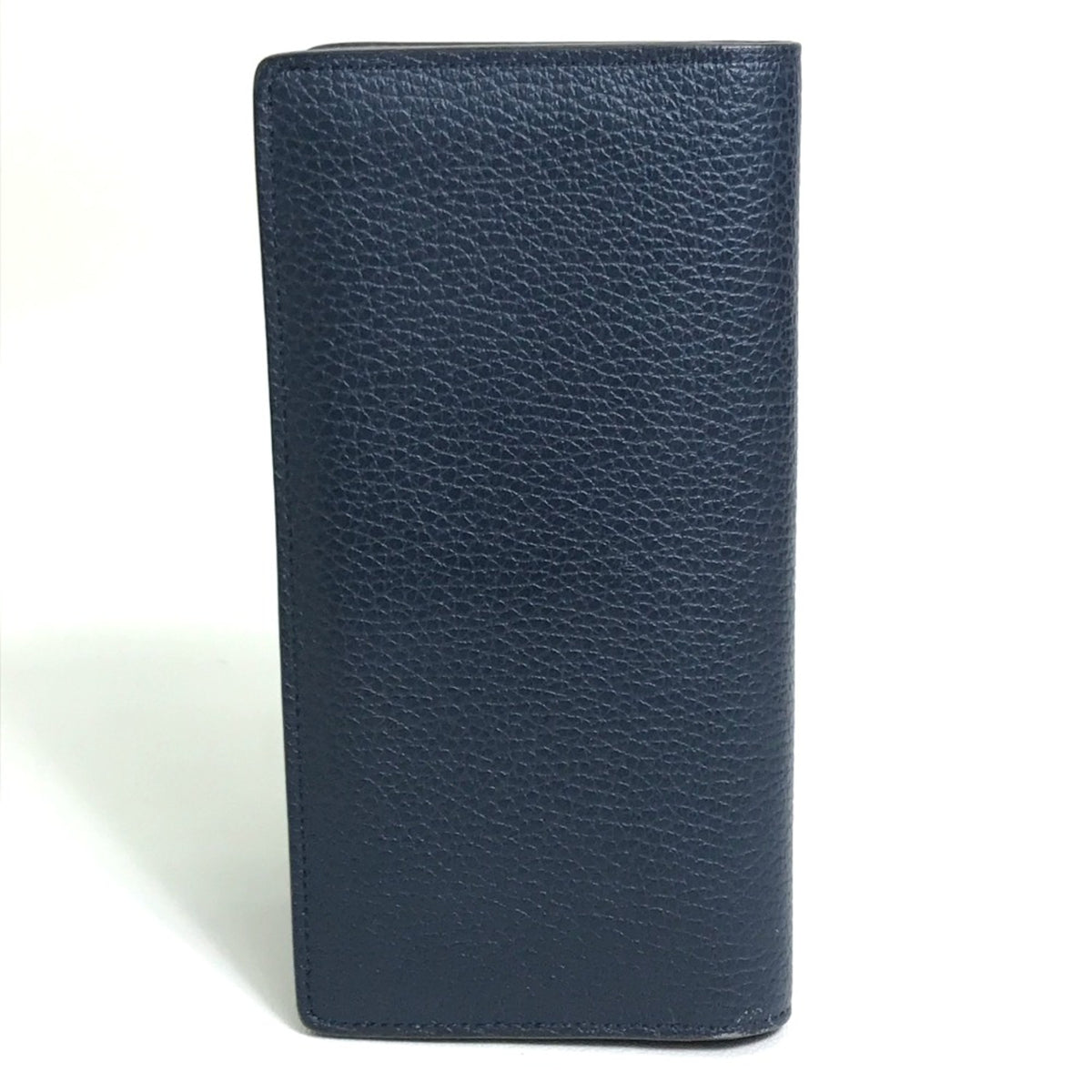 Louis Vuitton Navy Leather Long Wallet (Bi-Fold) (Pre-Owned)