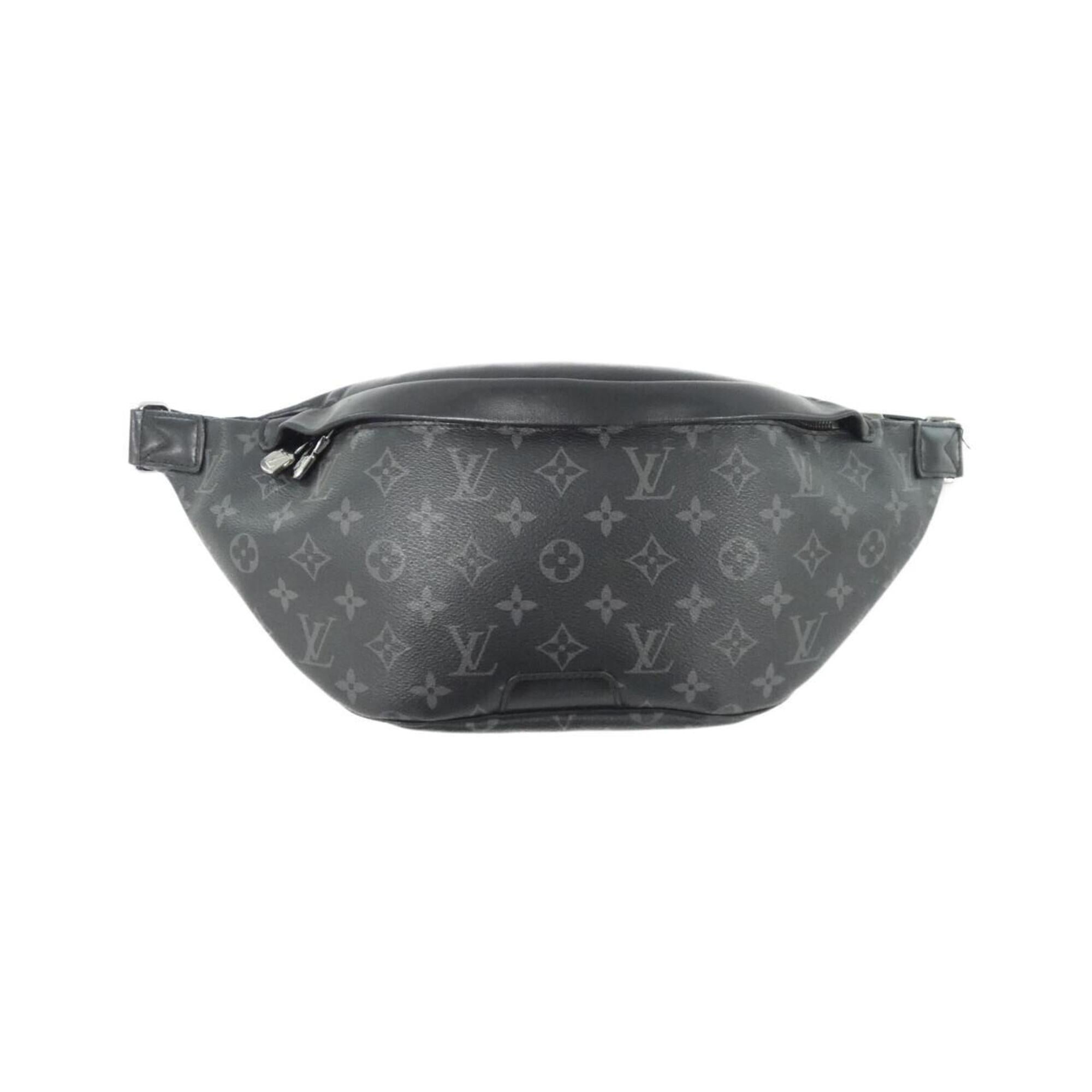 Louis Vuitton Black Coated Canvas Shoulder Bag Sling Bag (Pre-Owned)