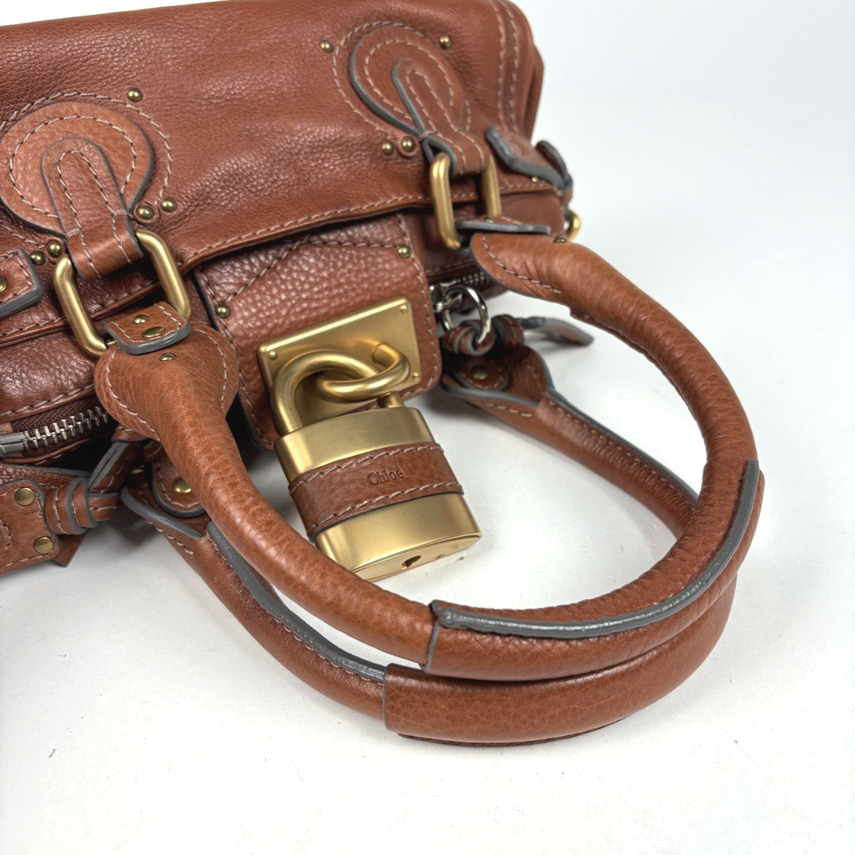 Chloé Paddington Brown Leather Handbag (Pre-Owned)