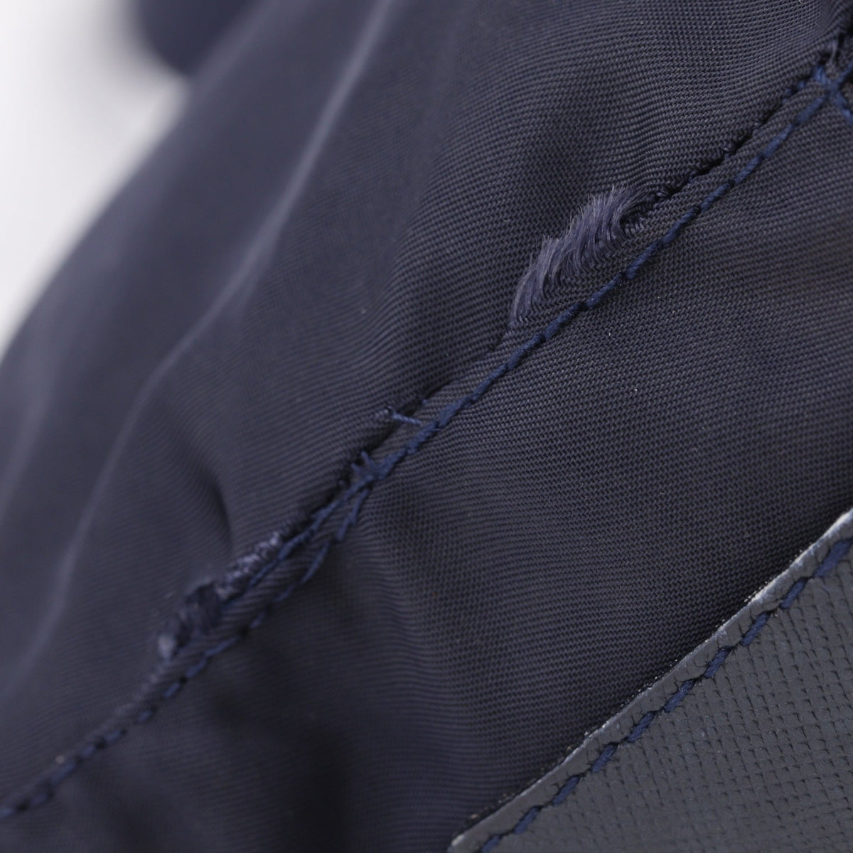 Prada Navy Nylon Shoulder Bag (Pre-Owned)