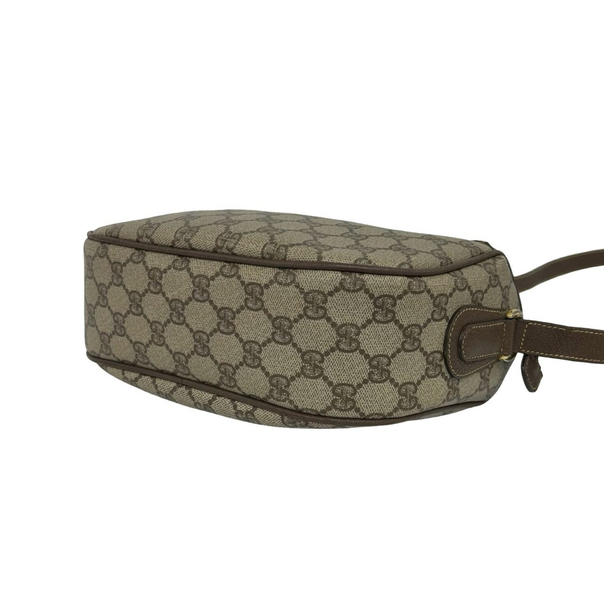 Gucci Brown Pvc Leather Pochette Shoulder Bag (Pre-Owned)
