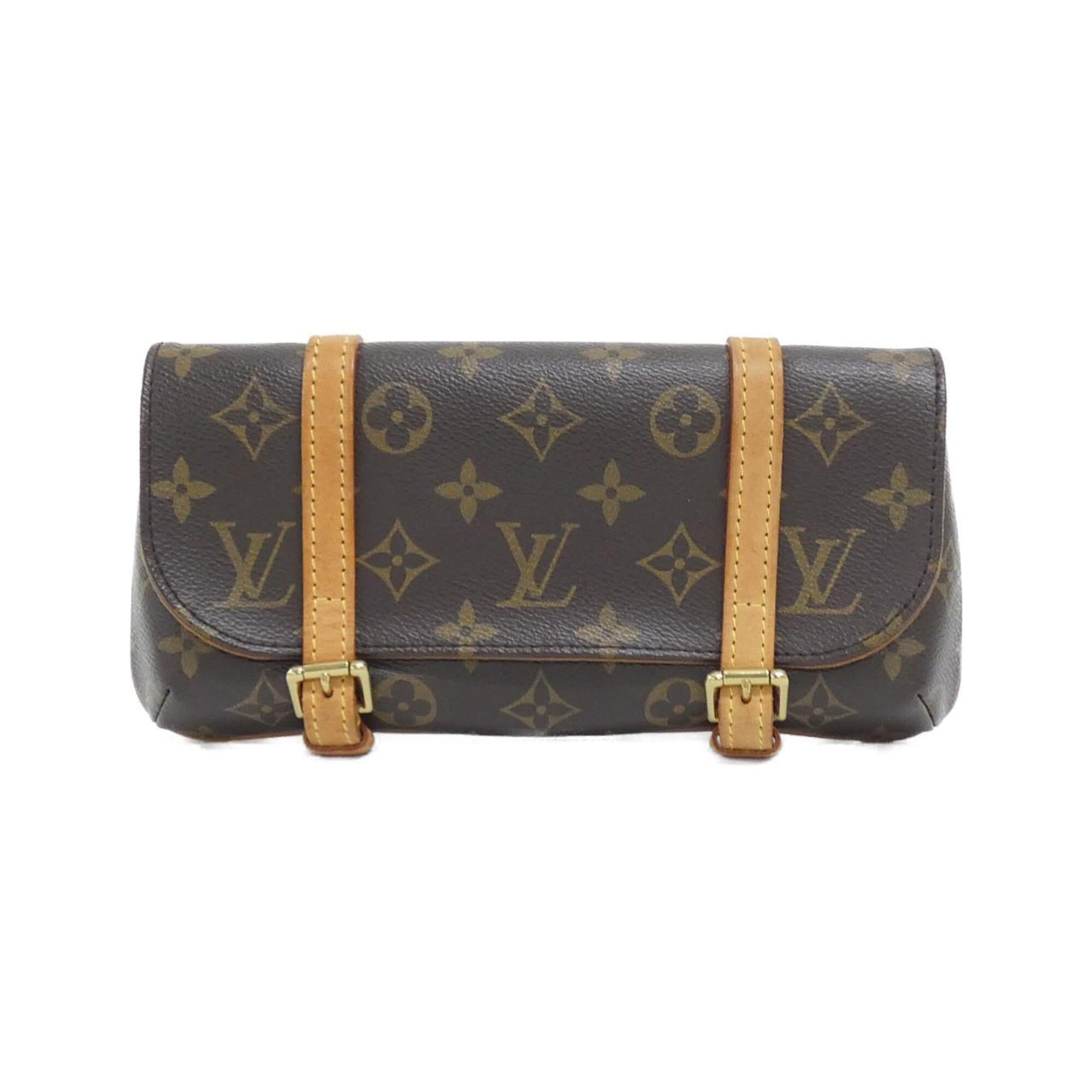 Louis Vuitton Marron Coated Canvas Fanny Pack Pochette (Pre-Owned)