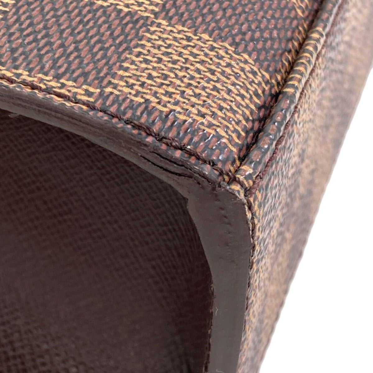 Louis Vuitton Damier Canvas Ebene Damier Canvas Handbag (Pre-Owned)
