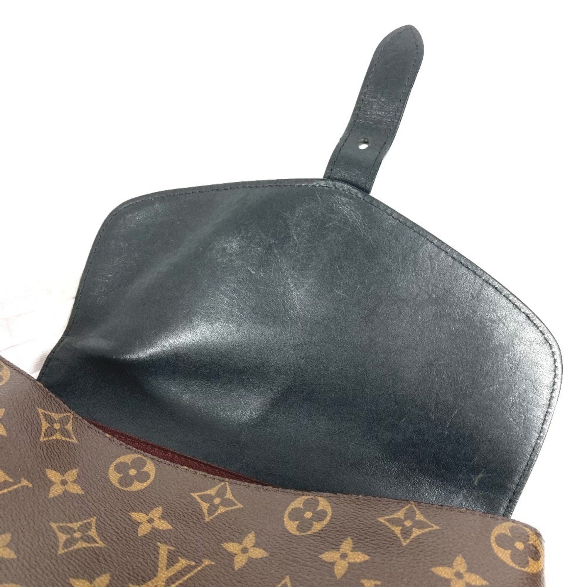 Louis Vuitton Black Brown Galle Monogram Backpack (Pre-Owned)