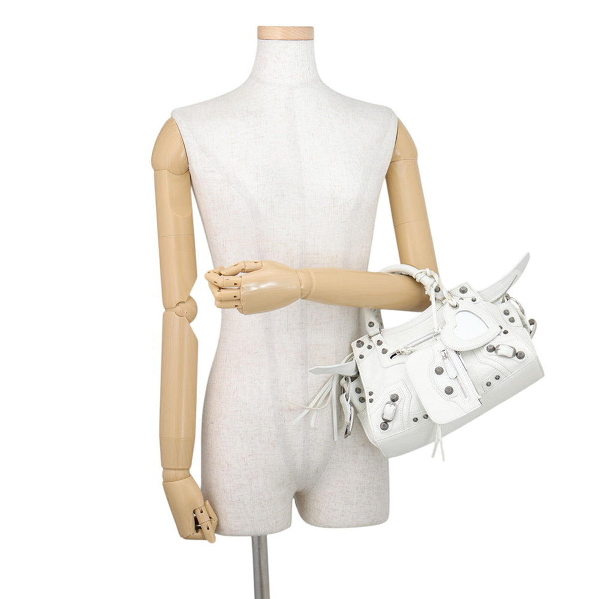 Balenciaga White Leather Handbag (Pre-Owned)