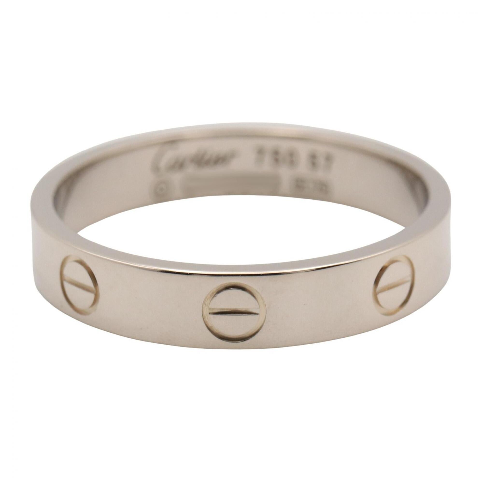 Cartier White Gold White Gold (18K) Band Ring (Pre-Owned)