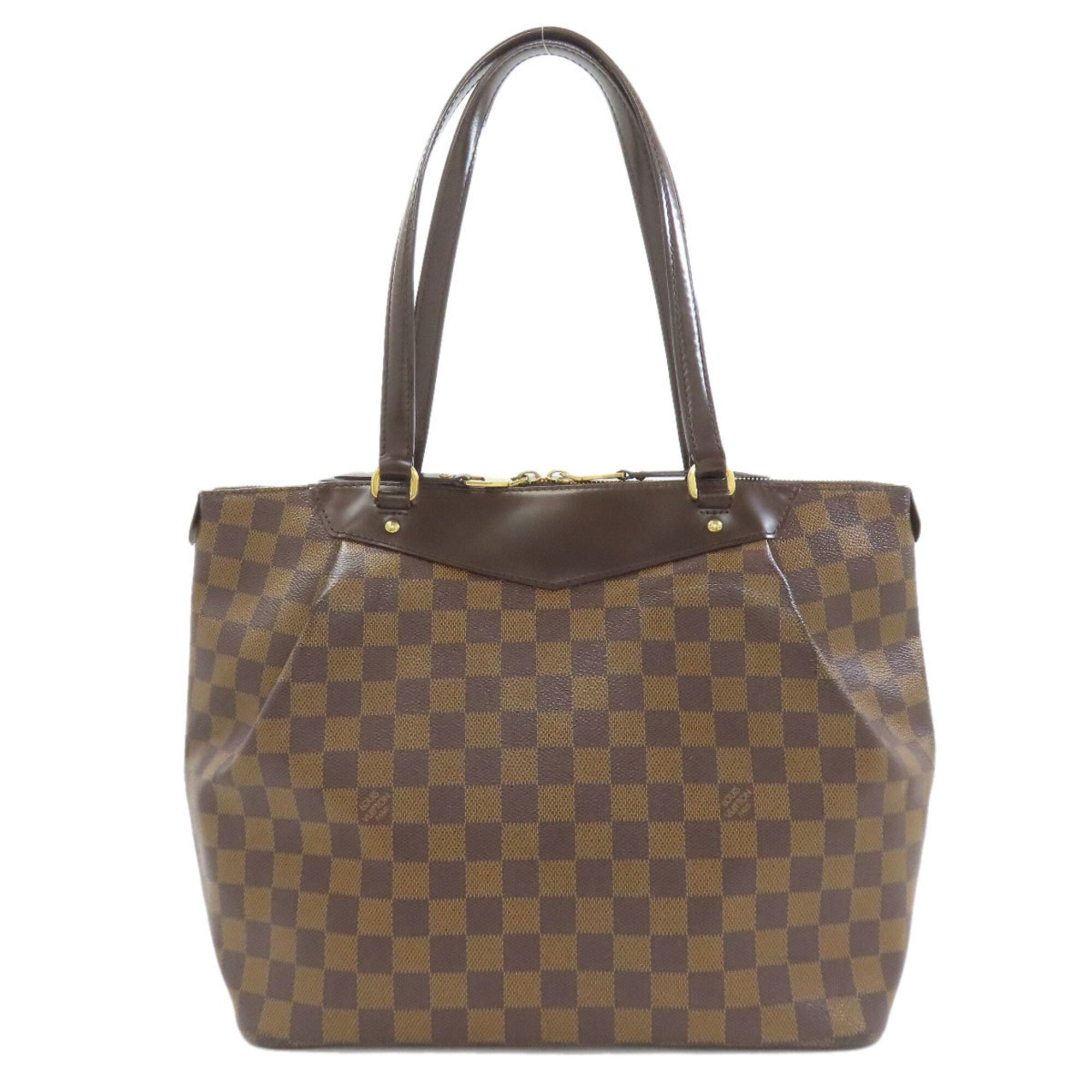 Louis Vuitton Damier Damier Canvas Ebene Damier Canvas Tote Bag (Pre-Owned)