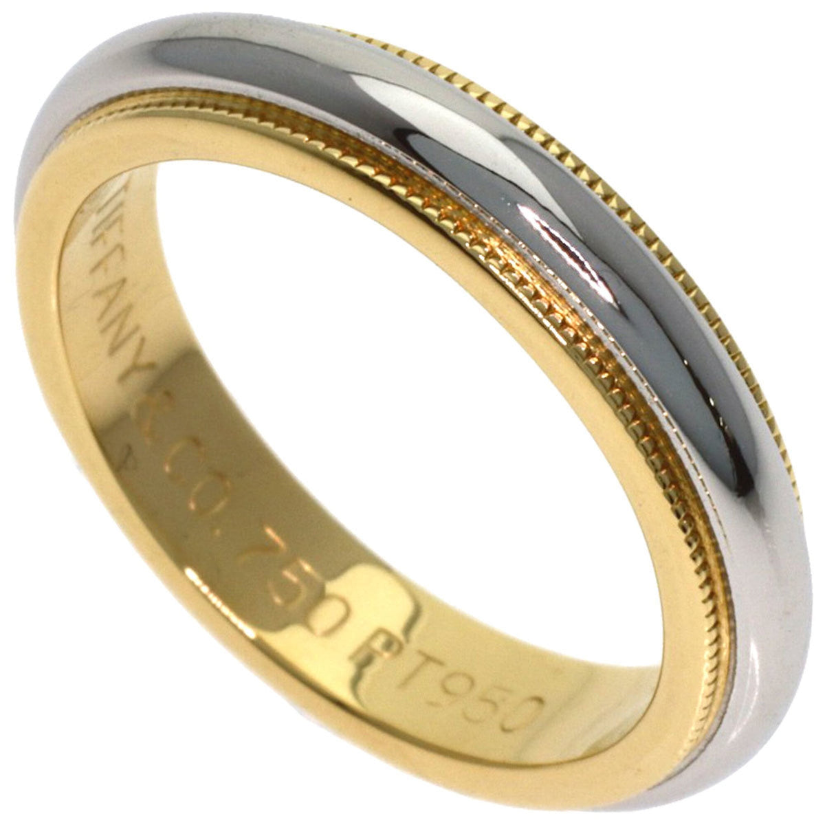 Tiffany Yellow Gold (18K) Platinum 950 Band Ring (Pre-Owned)