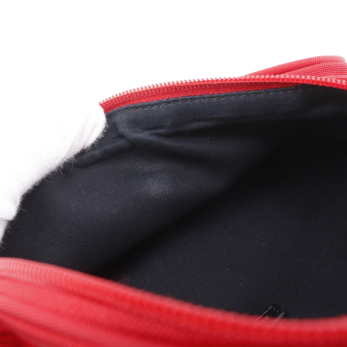 Balenciaga Red Color Nylon Canvas Fanny Pack Sling Bag (Pre-Owned)