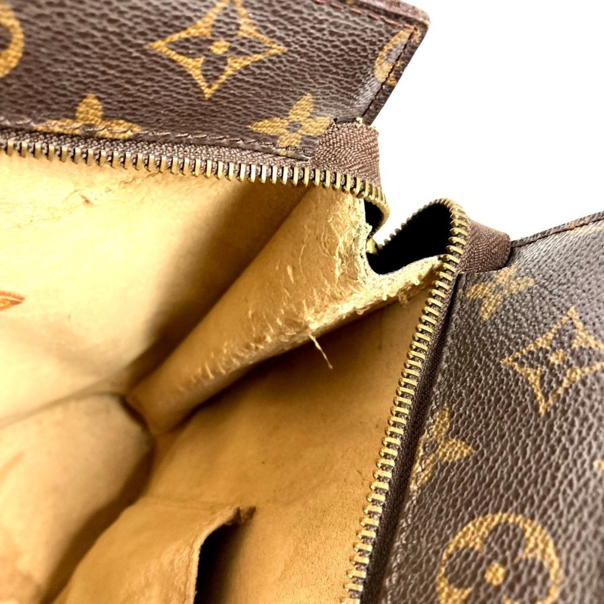 Louis Vuitton Brown Monogram Canvas Shoulder Bag Tote Bag (Pre-Owned)
