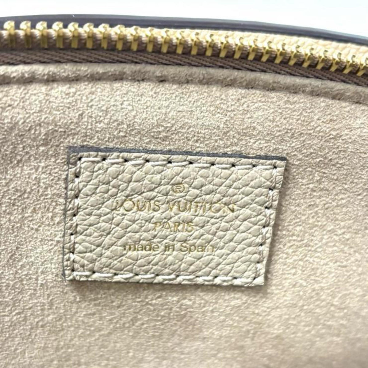 Louis Vuitton Beige Ivory Tourterelle Monogram Empreinte Handbag (Pre-Owned)