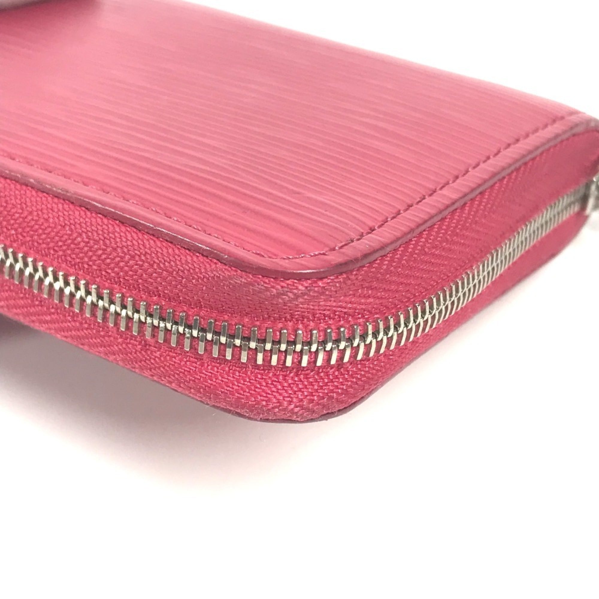 Louis Vuitton Fuchsia Pink Pink Epi Leather Coin Purse/Coin Case (Pre-Owned)