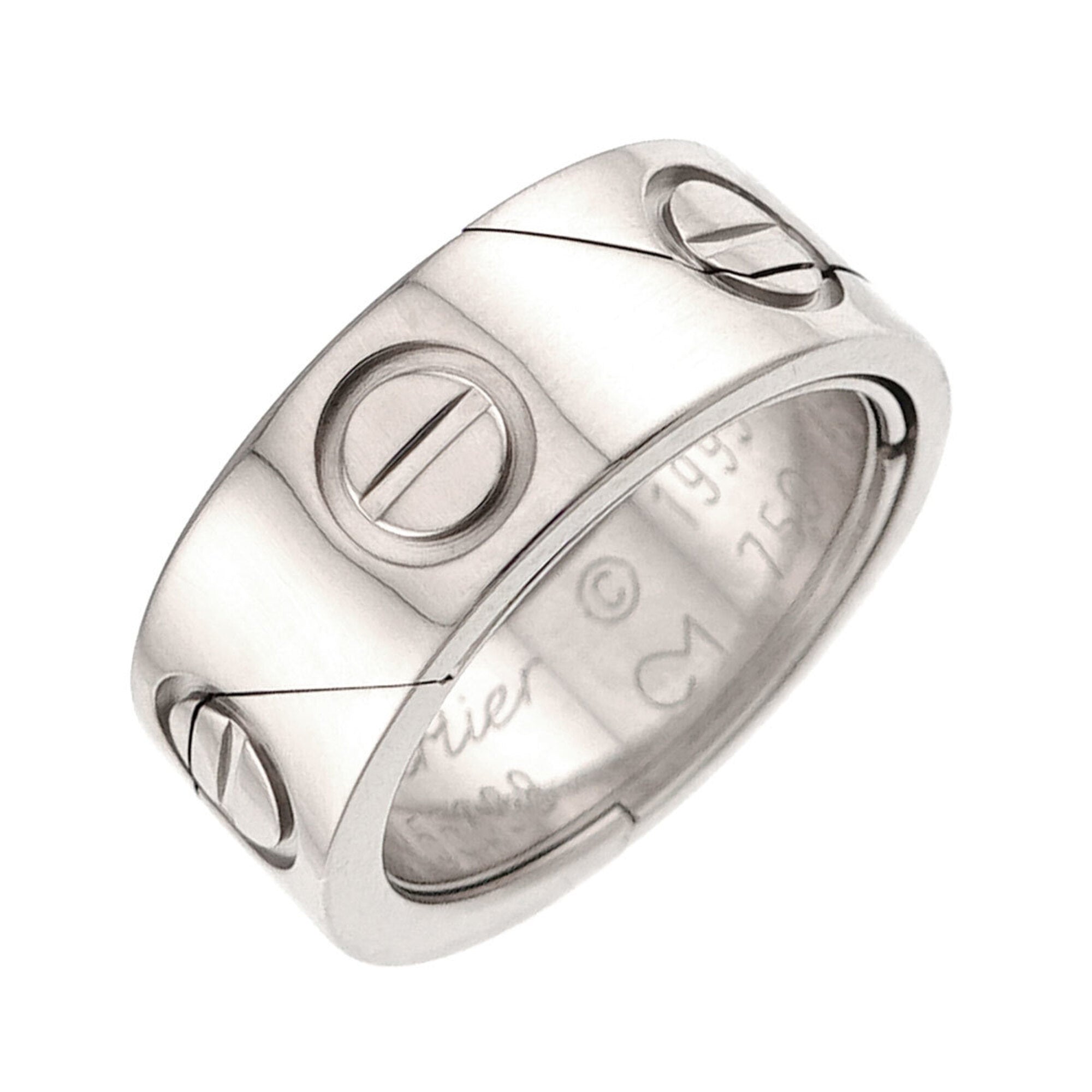 Cartier White Gold (18K) Band Ring (Pre-Owned)