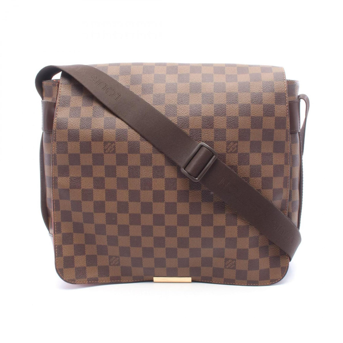 Louis Vuitton Brown Damier Canvas Coated Canvas Leather Handbag Shoulder Bag (Pre-Owned)
