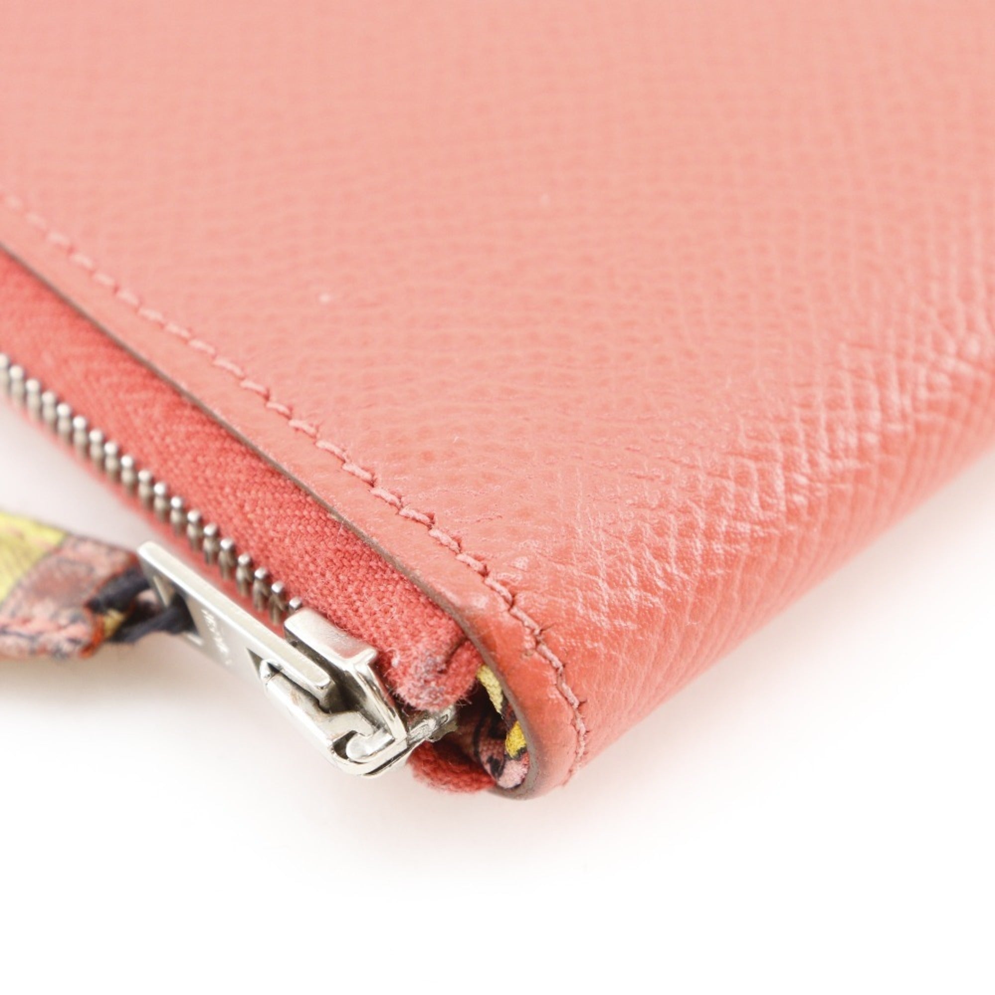 Hermes Pink Rose Jaipur Epsom Leather Long Wallet (Bi-Fold) (Pre-Owned)