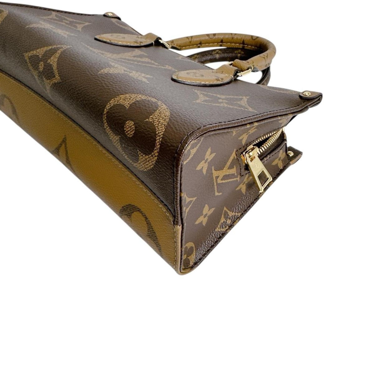 Louis Vuitton Brown Monogram Pouch Tote Bag (Pre-Owned)
