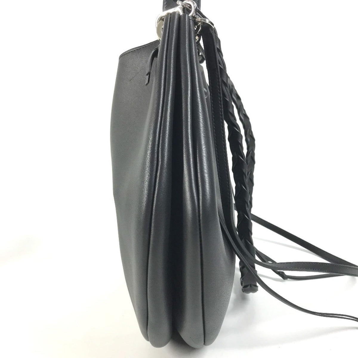 Loewe Black Leather Handbag Shoulder Bag (Pre-Owned)