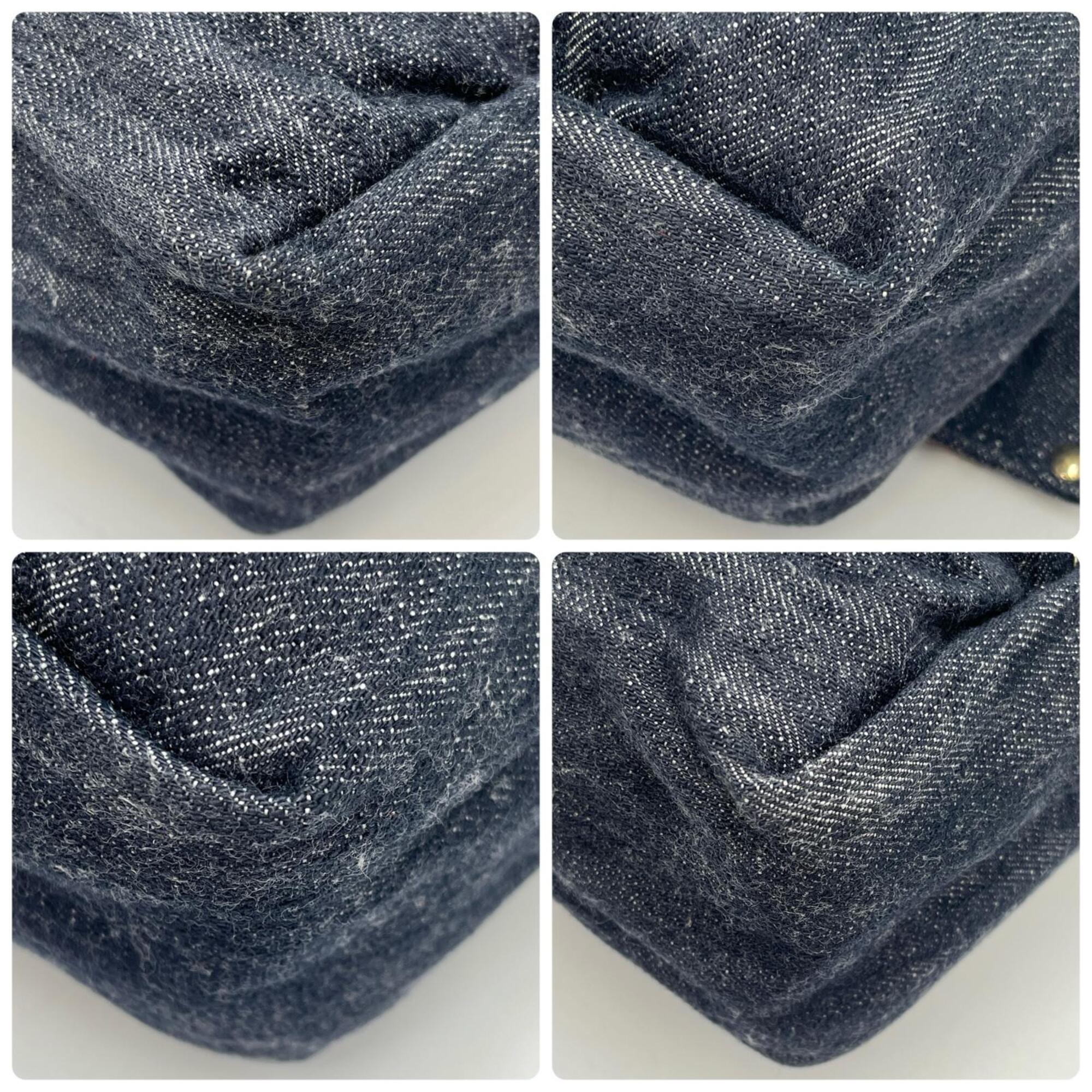 Chanel Denim Messenger Bag Shoulder Bag (Pre-Owned)