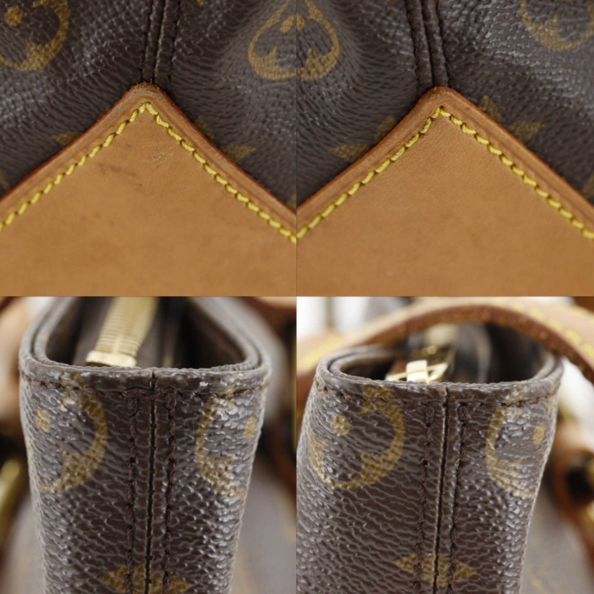 Louis Vuitton Brown Monogram Canvas Tote Bag (Pre-Owned)