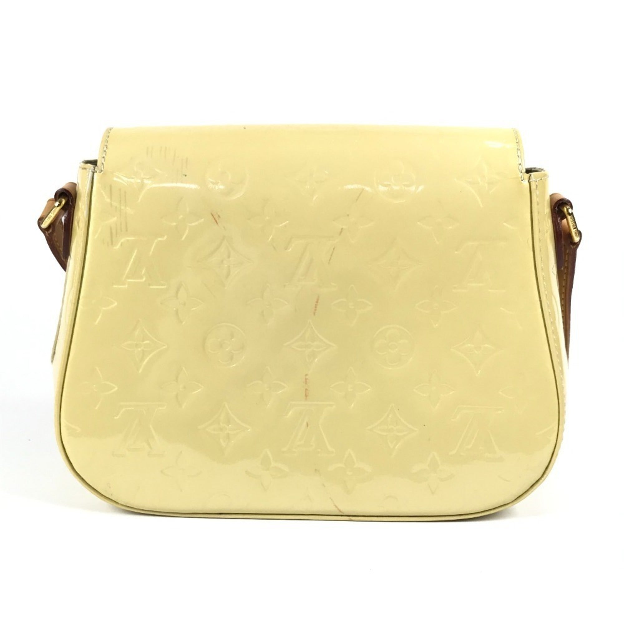 Louis Vuitton Yellow Monogram Vernis Shoulder Bag (Pre-Owned)