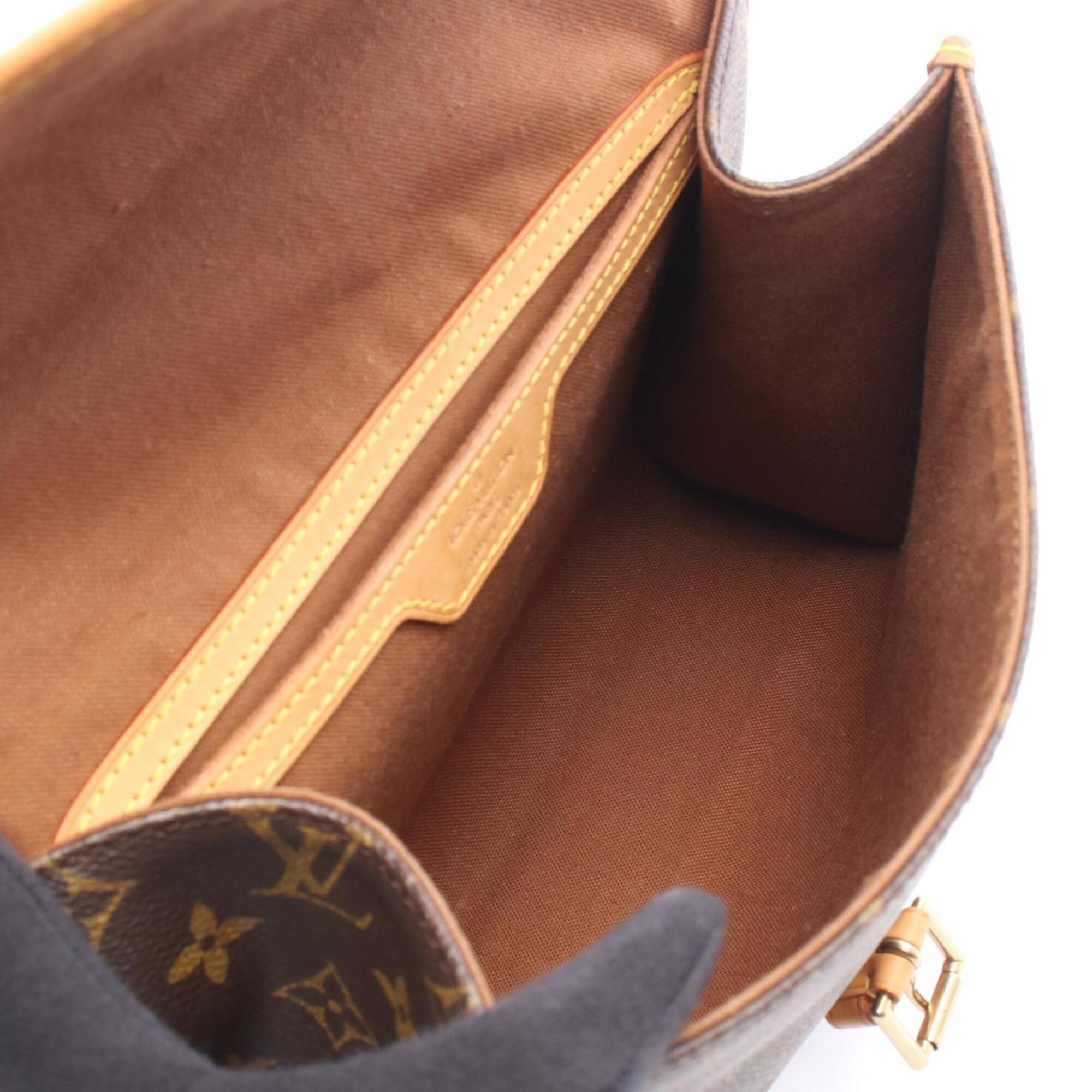 Louis Vuitton Brown Pvc Leather Handbag (Pre-Owned)