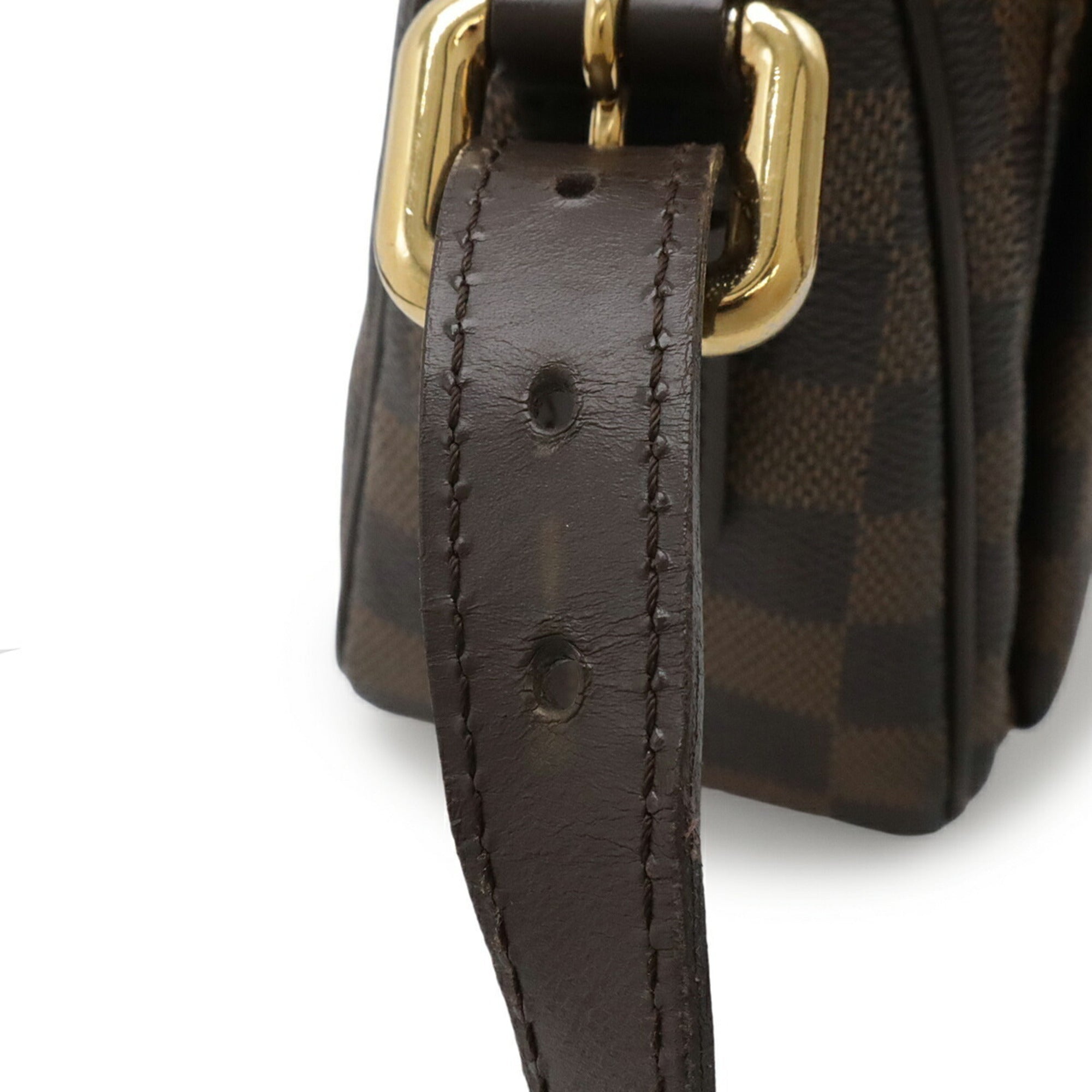 Louis Vuitton Brown Pvc Coated Canvas Shoulder Bag (Pre-Owned)