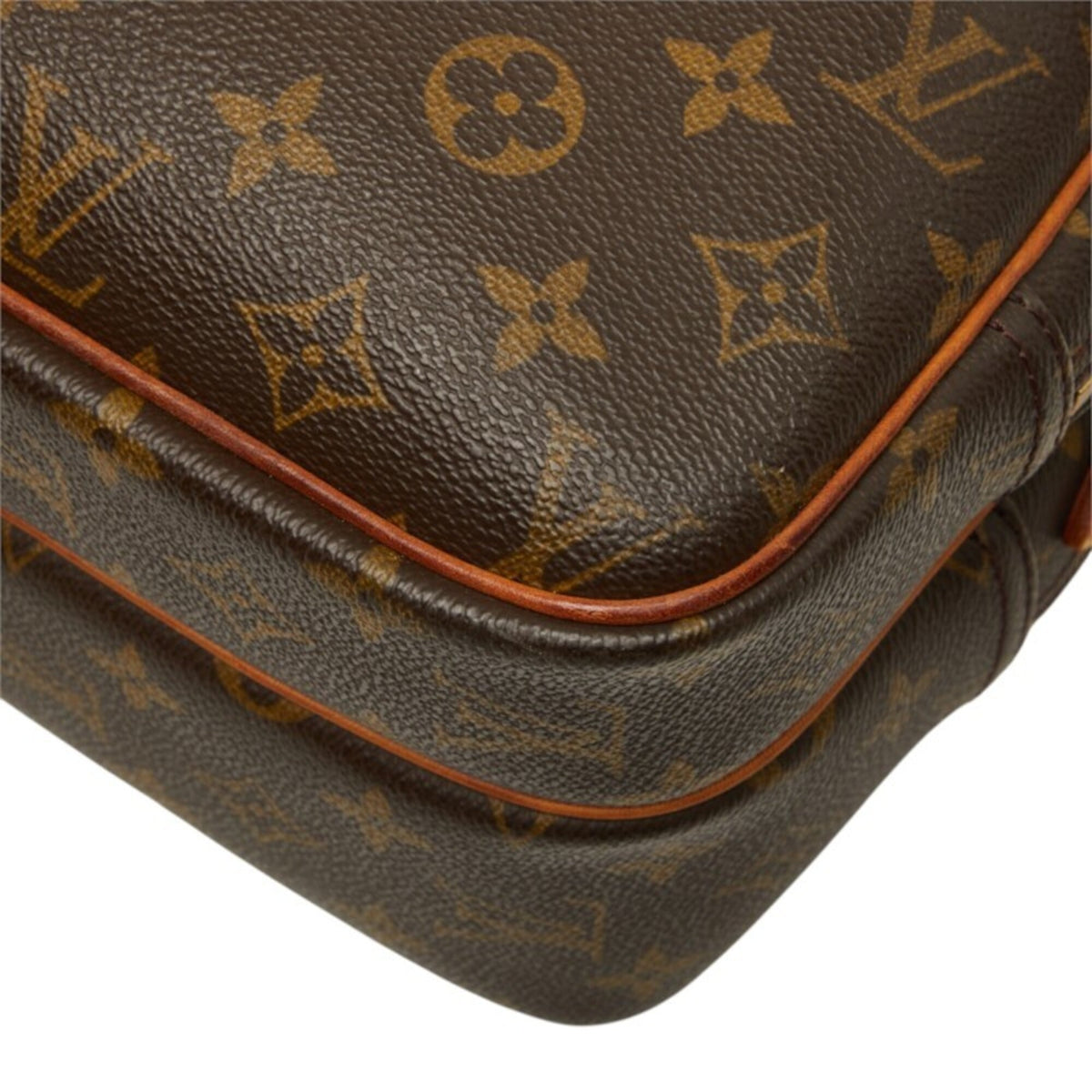 Louis Vuitton Brown Pvc Leather Shoulder Bag (Pre-Owned)