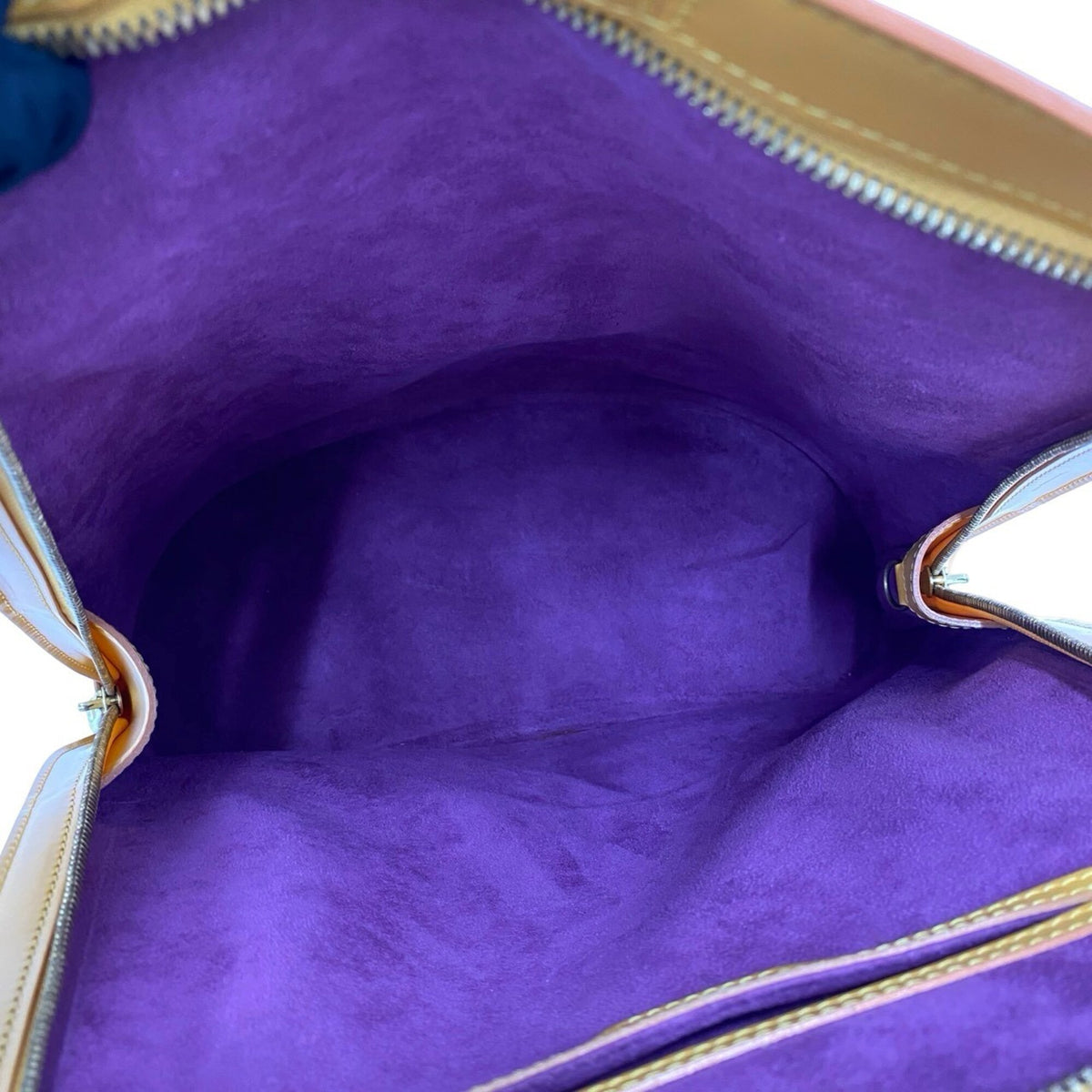 Louis Vuitton Yellow Leather Backpack (Pre-Owned)