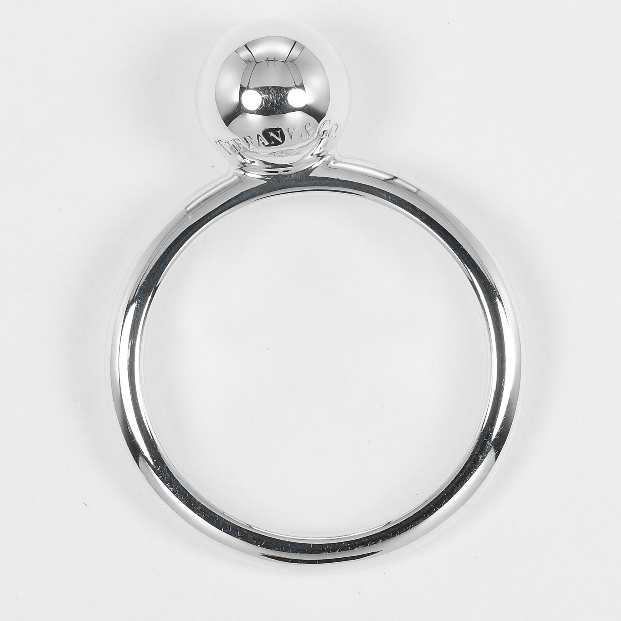 Tiffany Silver Silver 925 Band Ring (Pre-Owned)