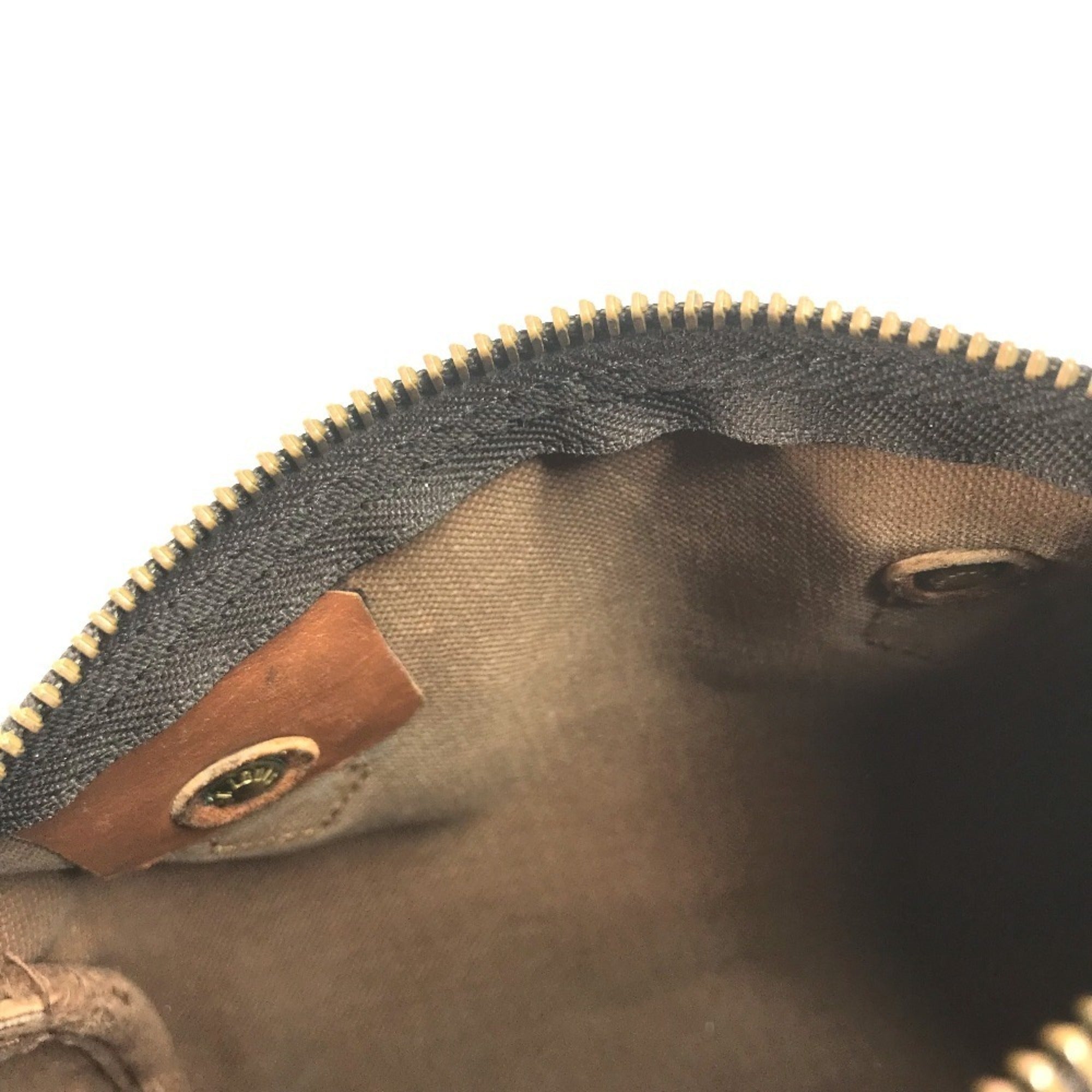 Louis Vuitton Brown Galle Monogram Canvas Handbag Pouch (Pre-Owned)