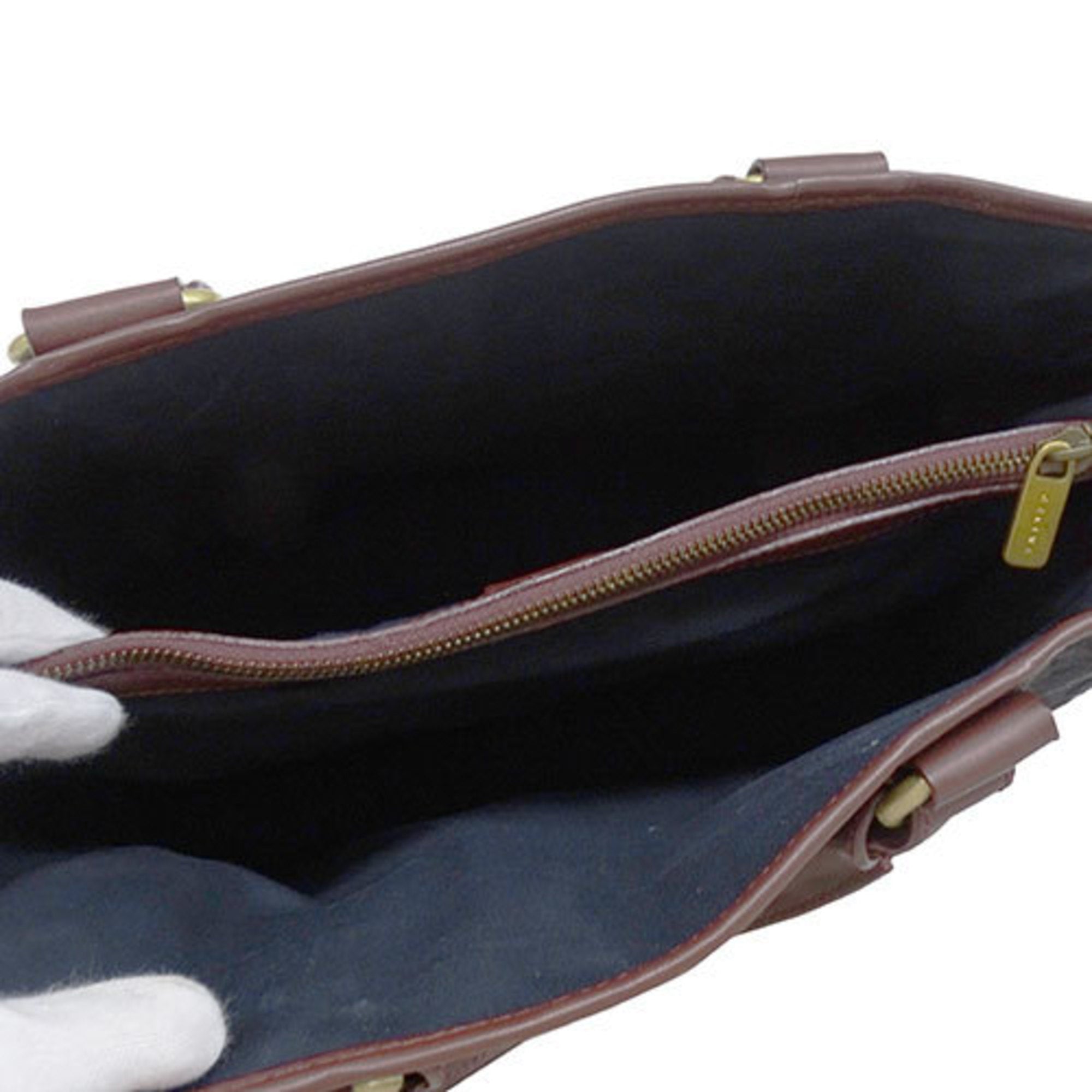 Celine Black Bordeaux Suede Leather Handbag Tote Bag (Pre-Owned)