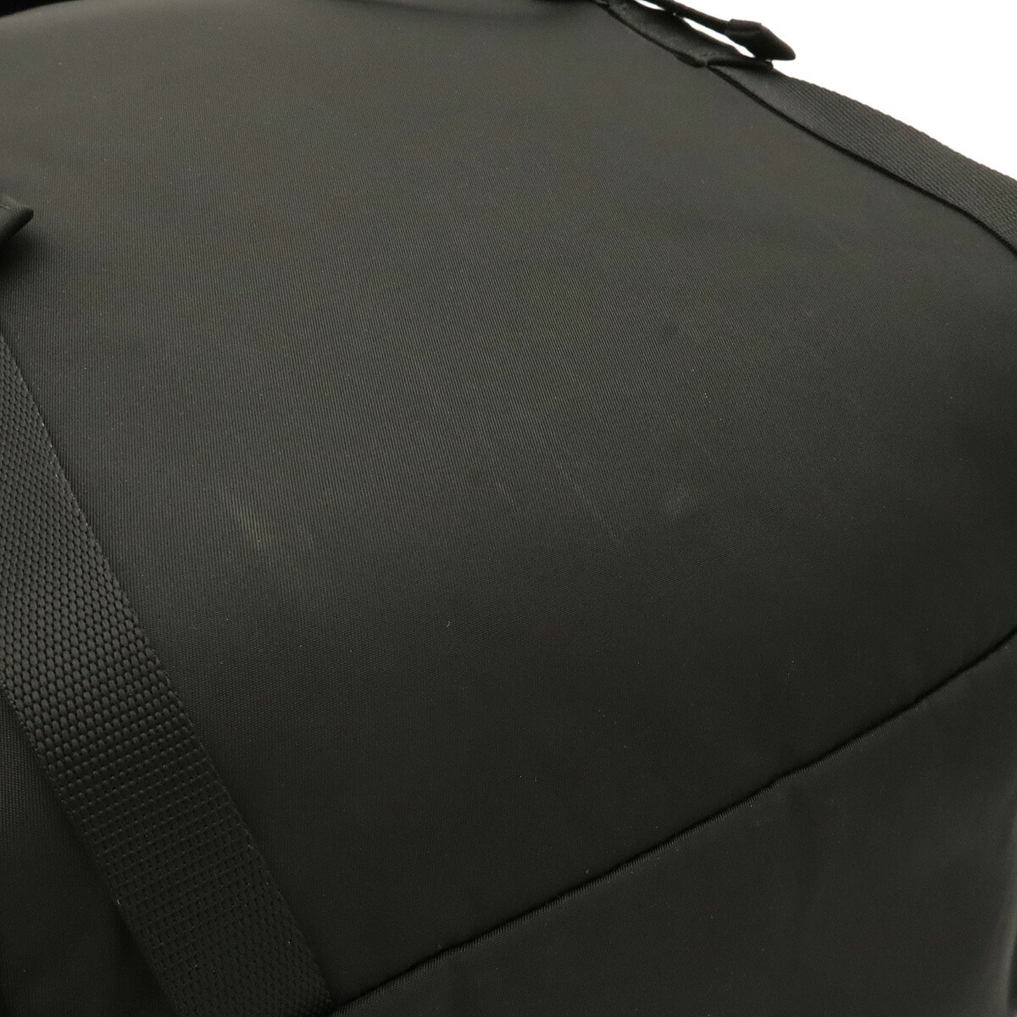 Prada Black Nero Nylon Leather Backpack Shoulder Bag (Pre-Owned)