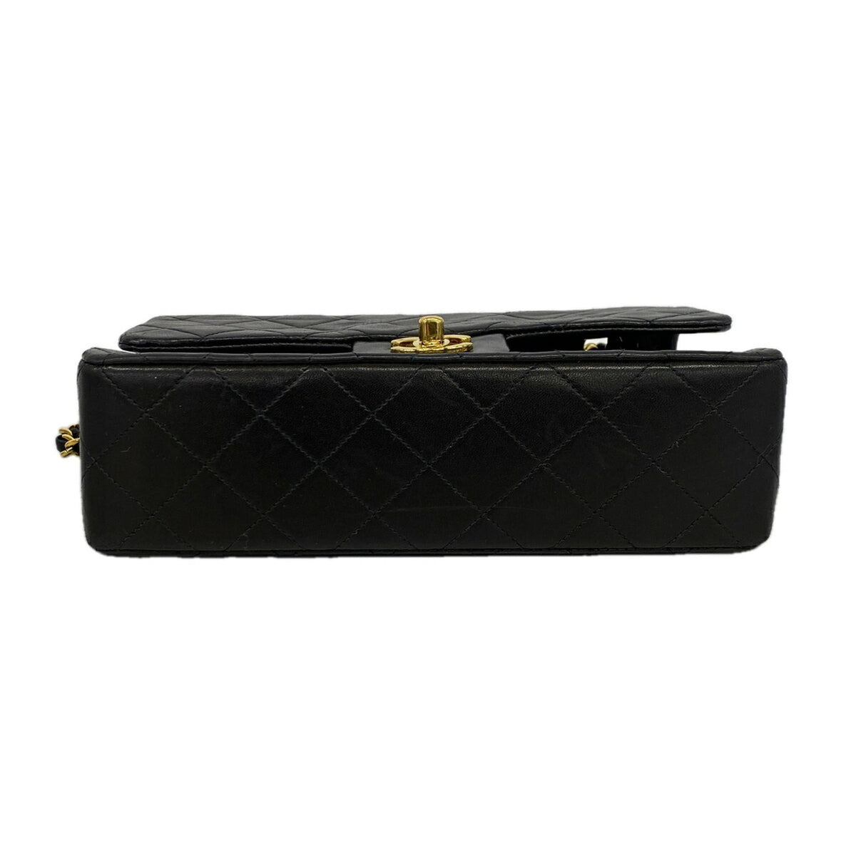 Chanel Black Leather Shoulder Bag (Pre-Owned)
