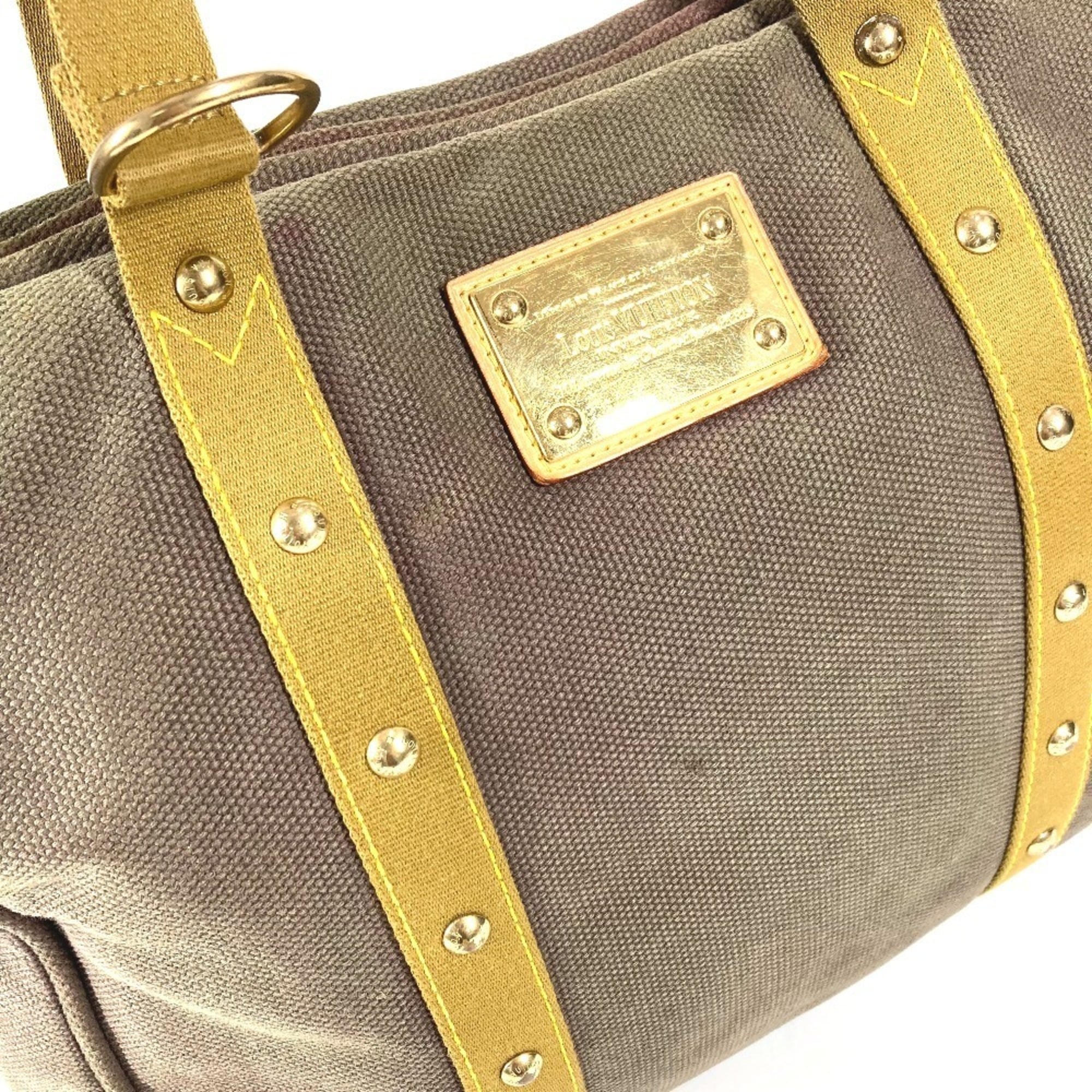 Louis Vuitton Brown Canvas Shoulder Bag (Pre-Owned)