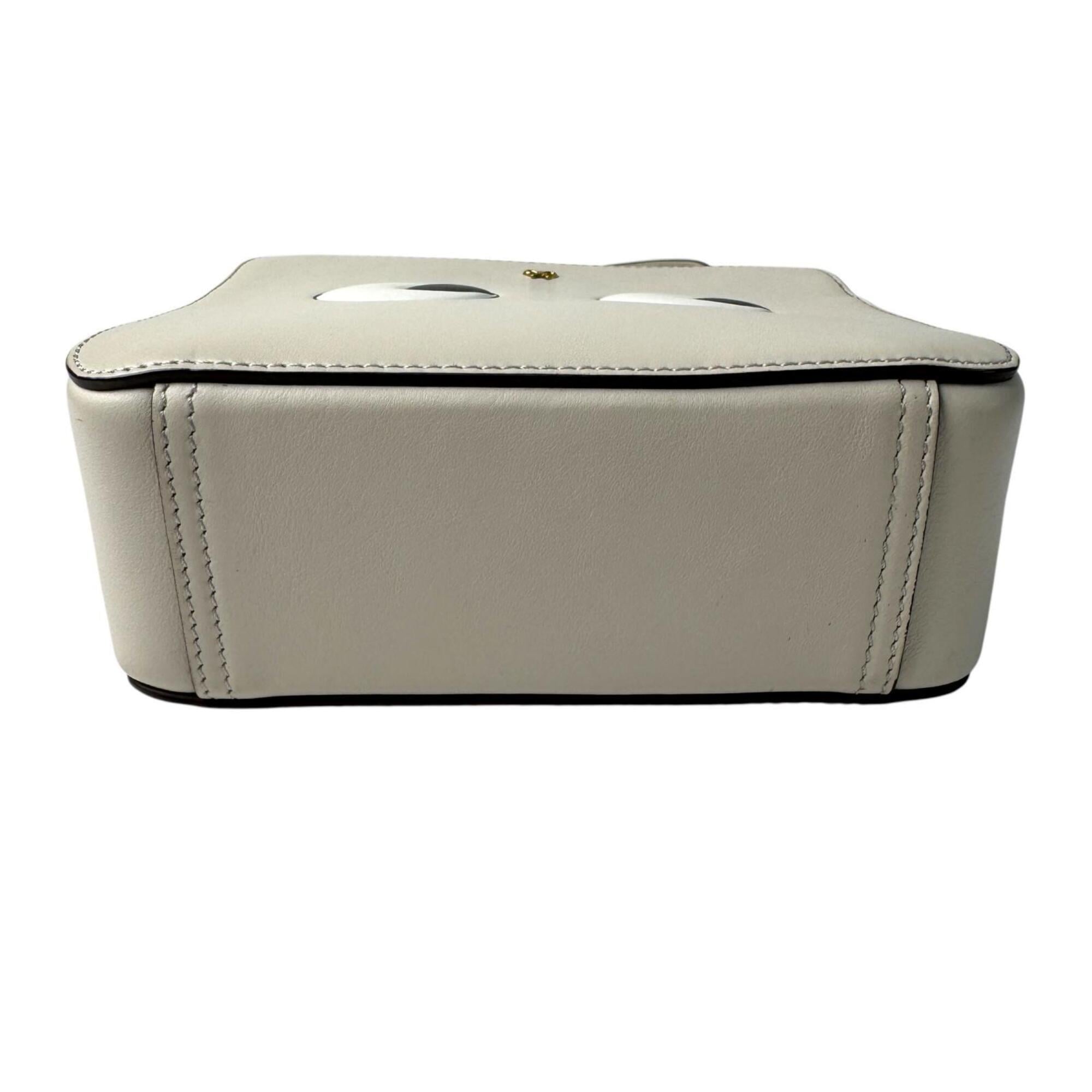 Anya Hindmarch Ivory Leather Shoulder Bag (Pre-Owned)