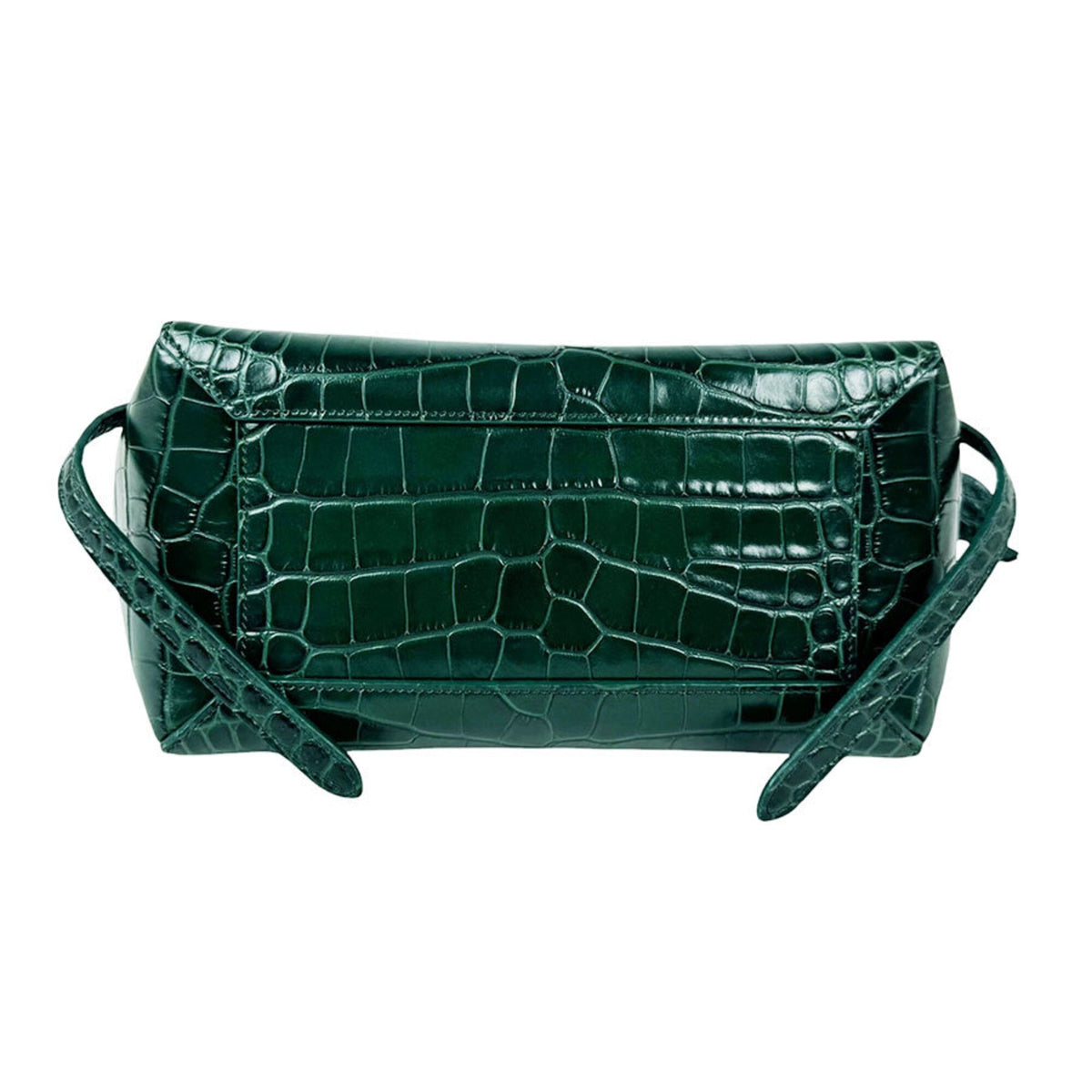 Celine Green Leather Fanny Pack Handbag Shoulder Bag (Pre-Owned)