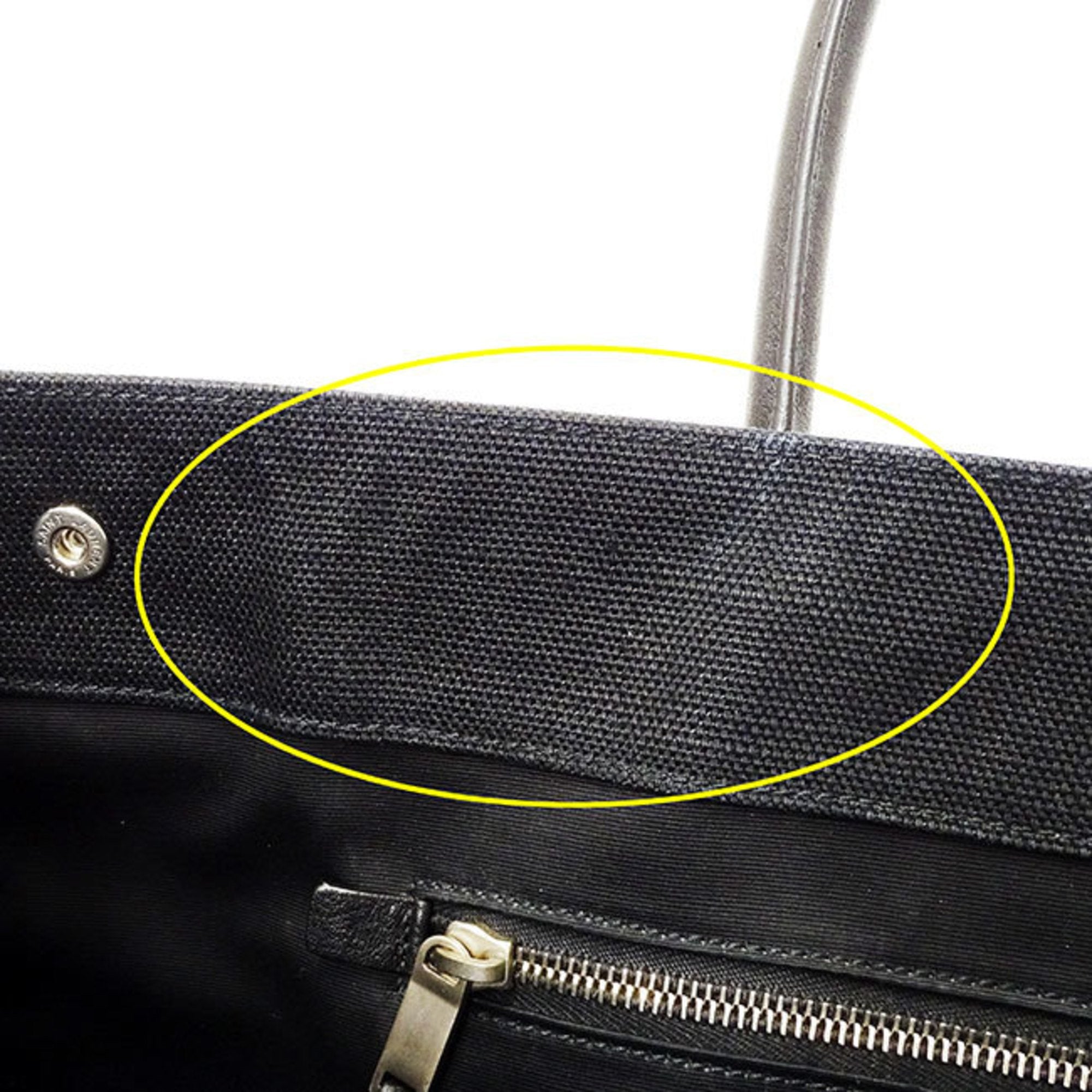Saint Laurent Black Straw Tote Bag (Pre-Owned)