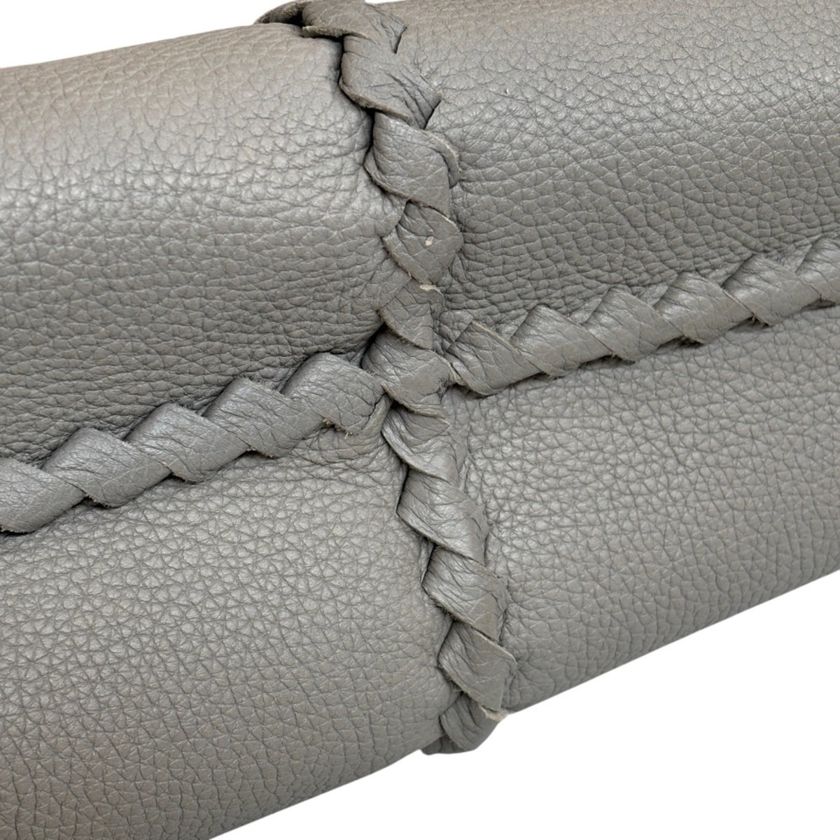 Bottega Veneta Gray Handbag (Pre-Owned)
