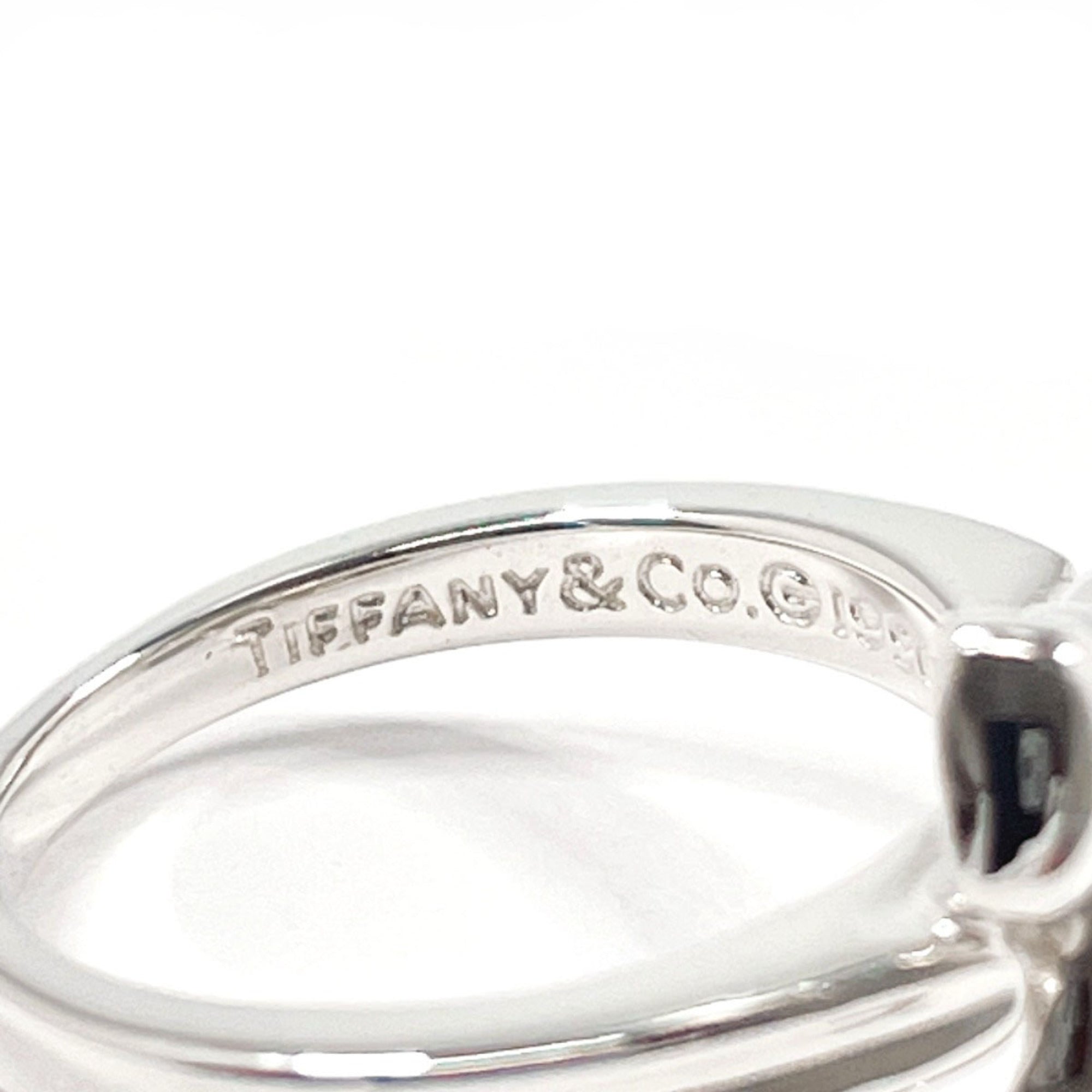 Tiffany Silver Silver 925 Band Ring (Pre-Owned)