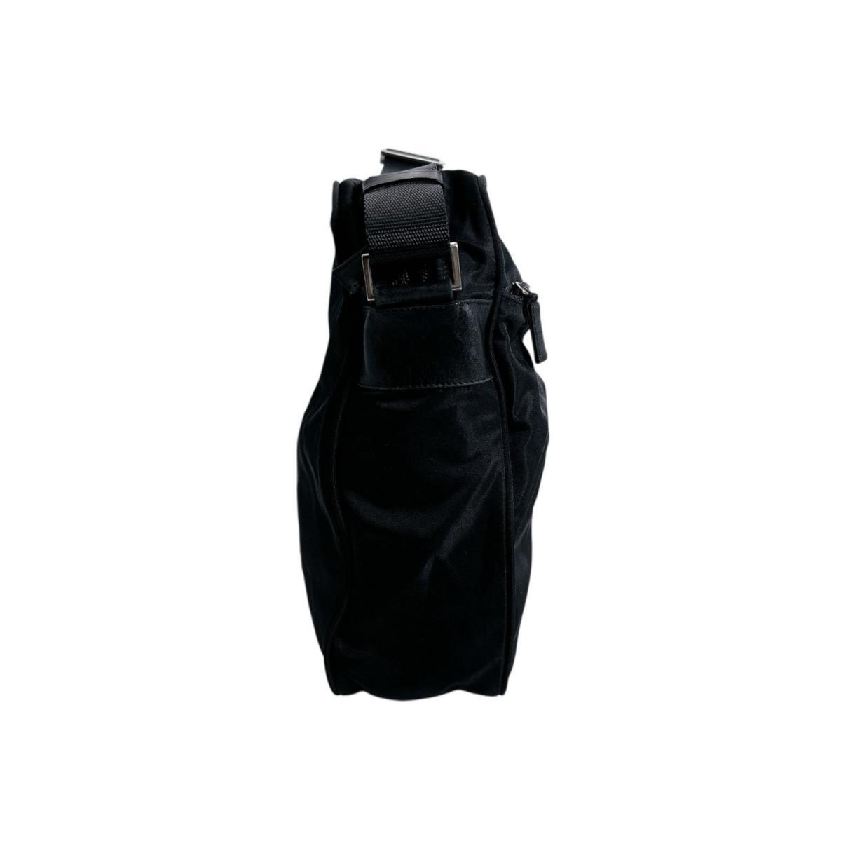 Prada Black Nylon Shoulder Bag Sling Bag (Pre-Owned)