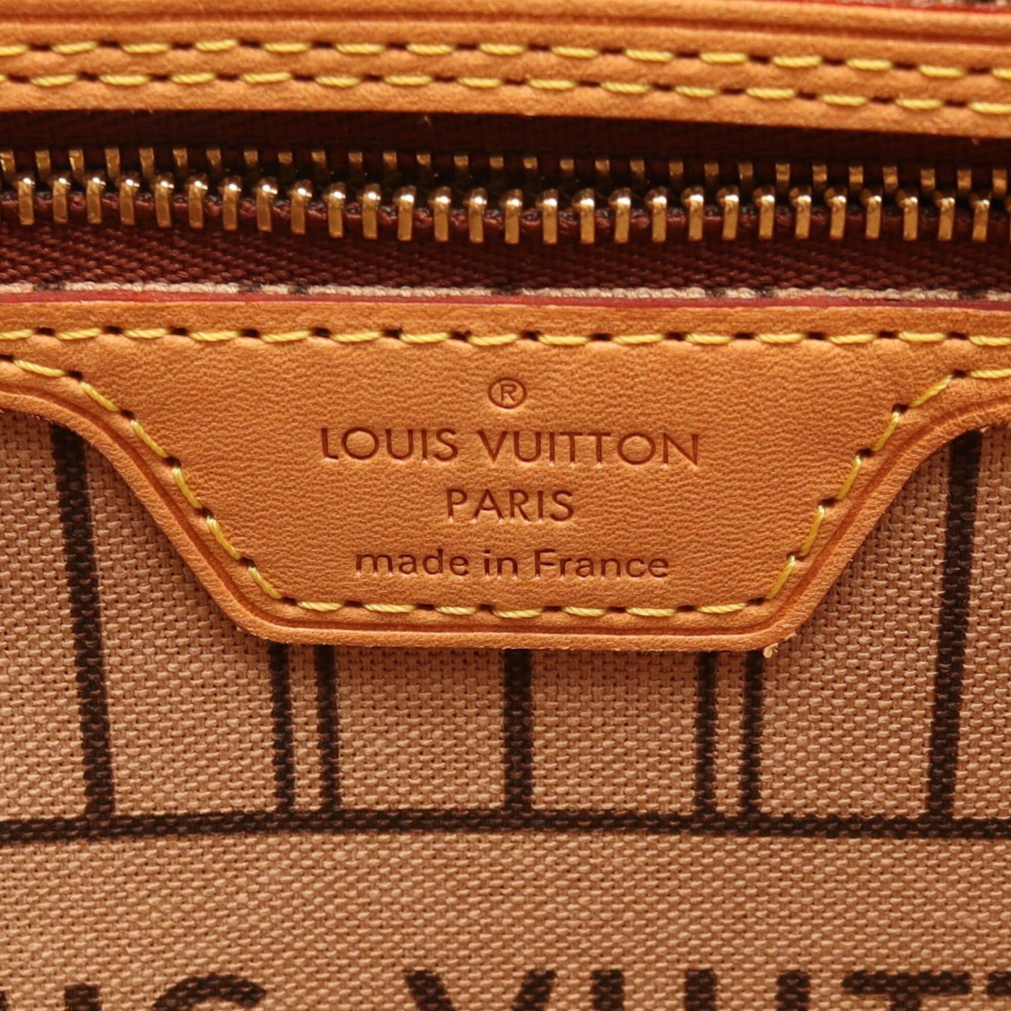 Louis Vuitton Brown Monogram Pvc Coated Canvas Leather Handbag Tote Bag (Pre-Owned)