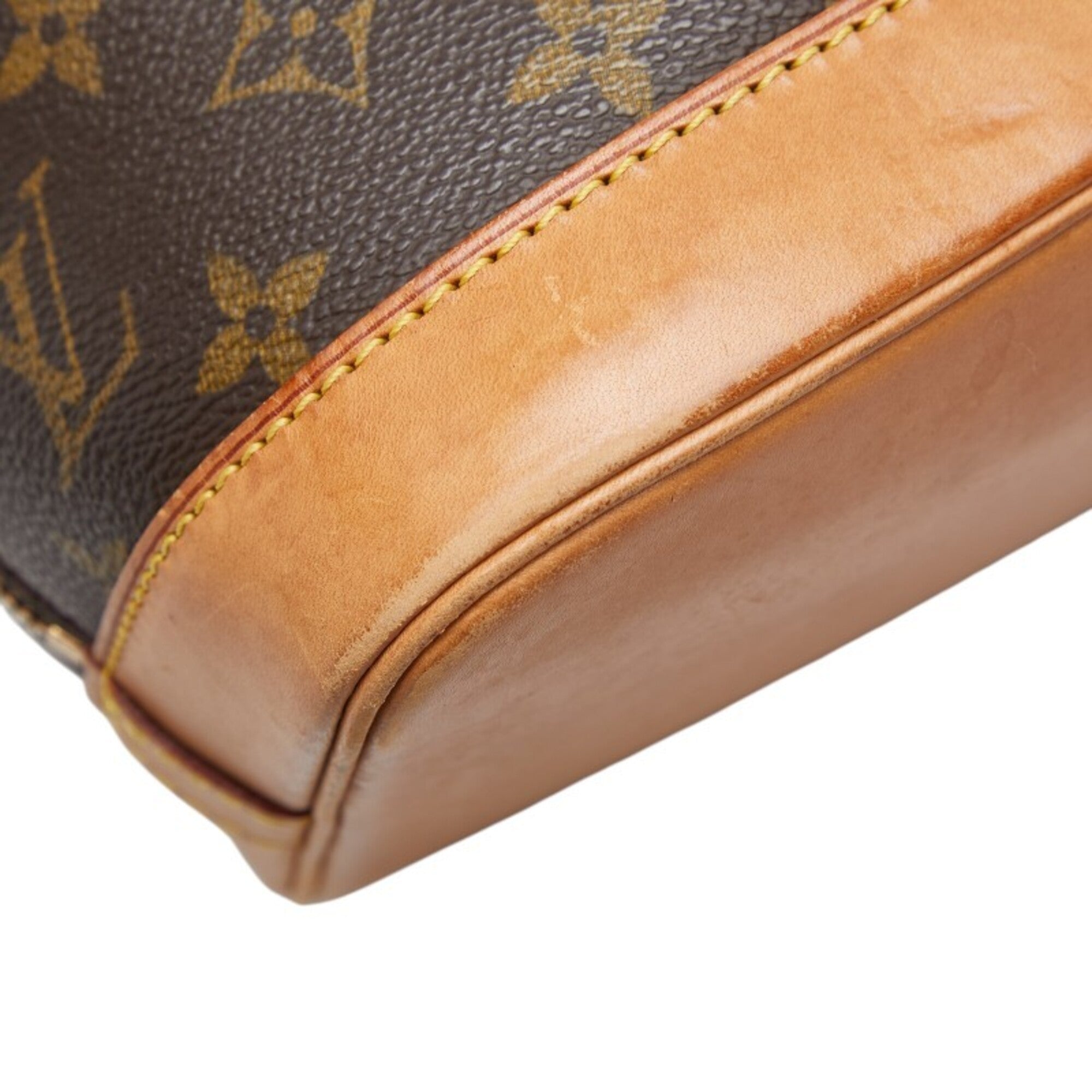Louis Vuitton Brown Pvc Leather Handbag (Pre-Owned)