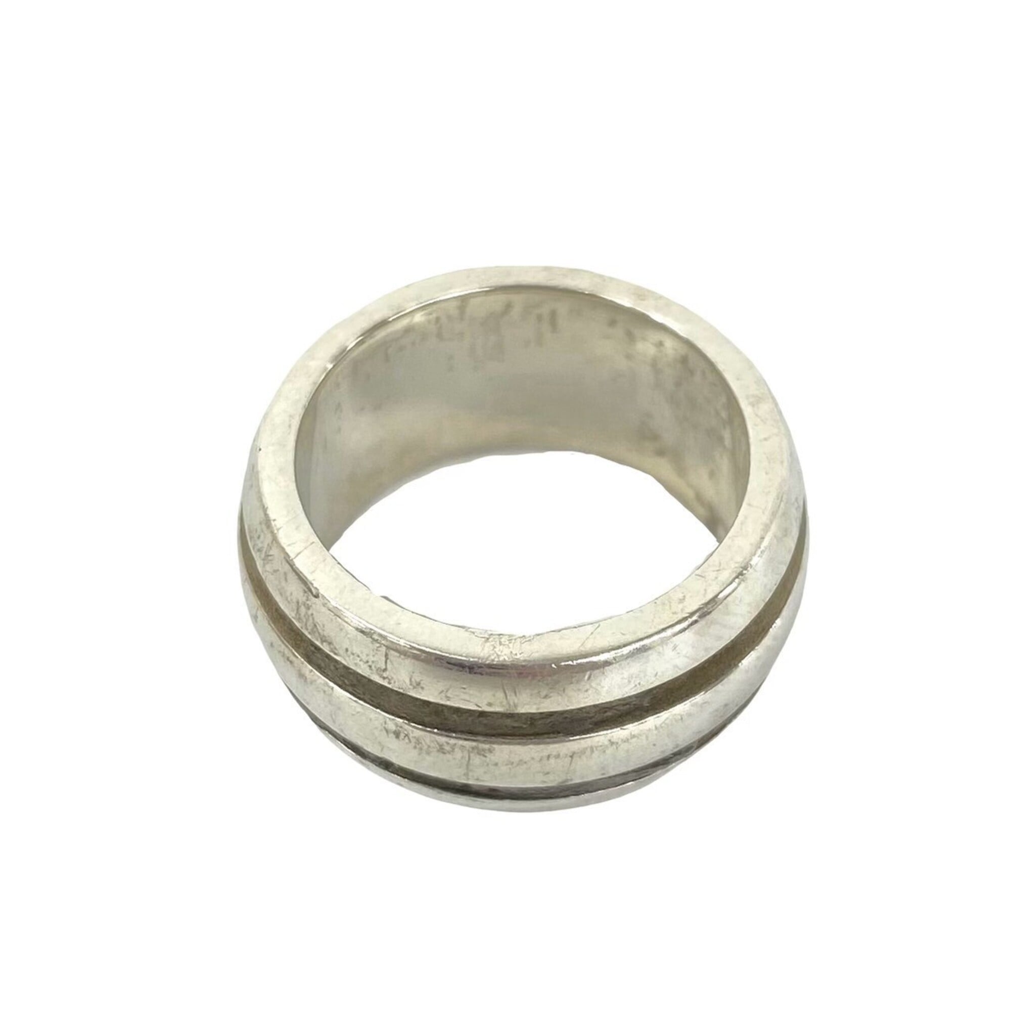Tiffany Silver Silver 925 Band Ring (Pre-Owned)